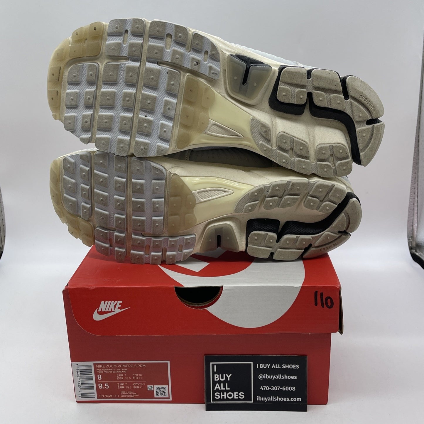 Size 8 - Nike Air Zoom Vomero 5 Supersonic Black Grey Suede Leather (FN7649-110)