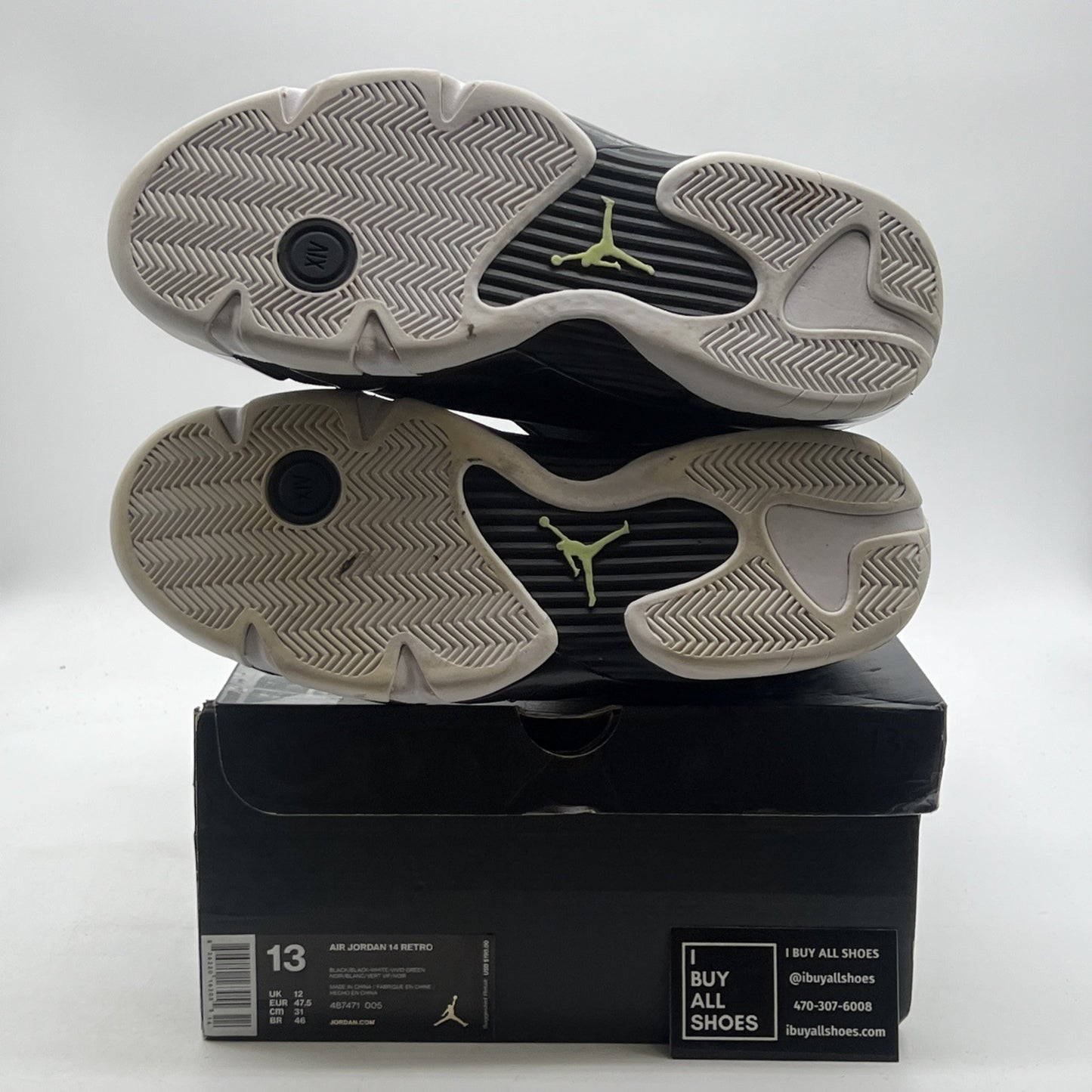 Size 13 - Air Jordan 14 Retro 2016 Indiglo (487471-005)