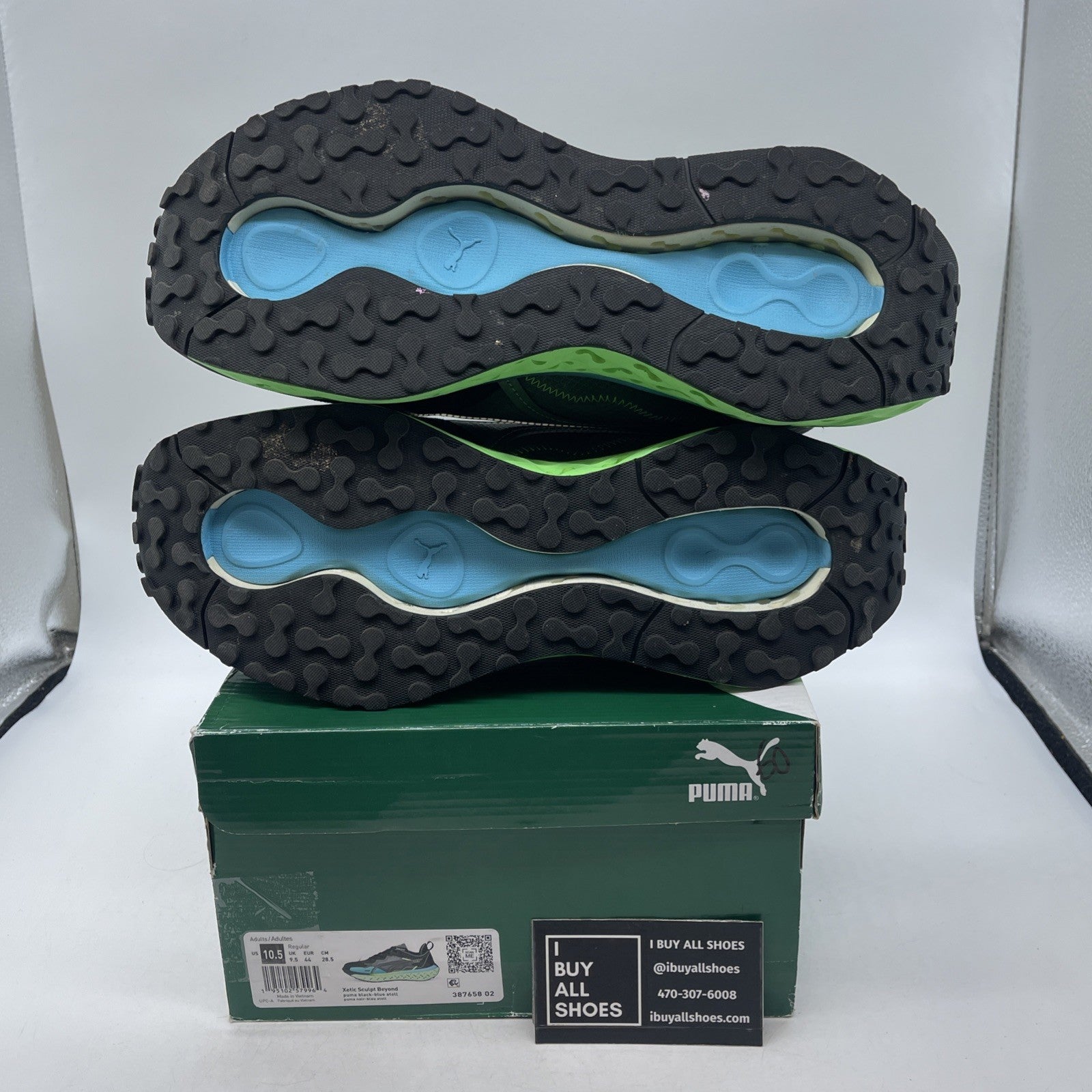 Size 10.5 - Puma XETIC Sculpt Beyond Black (387658-02)