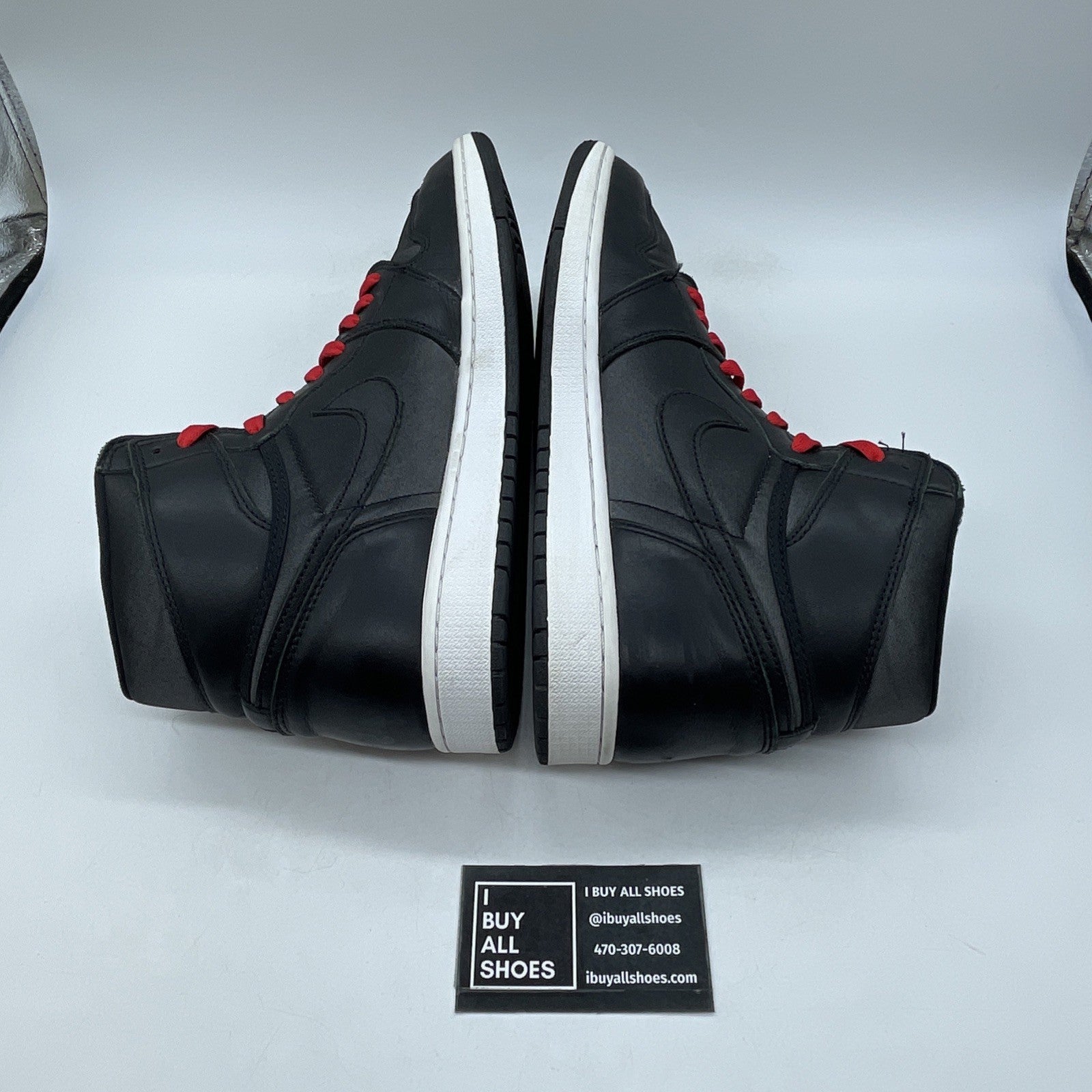 Size 11 - Air Jordan 1 Retro OG High Black Gym Red Leather (555088-060)