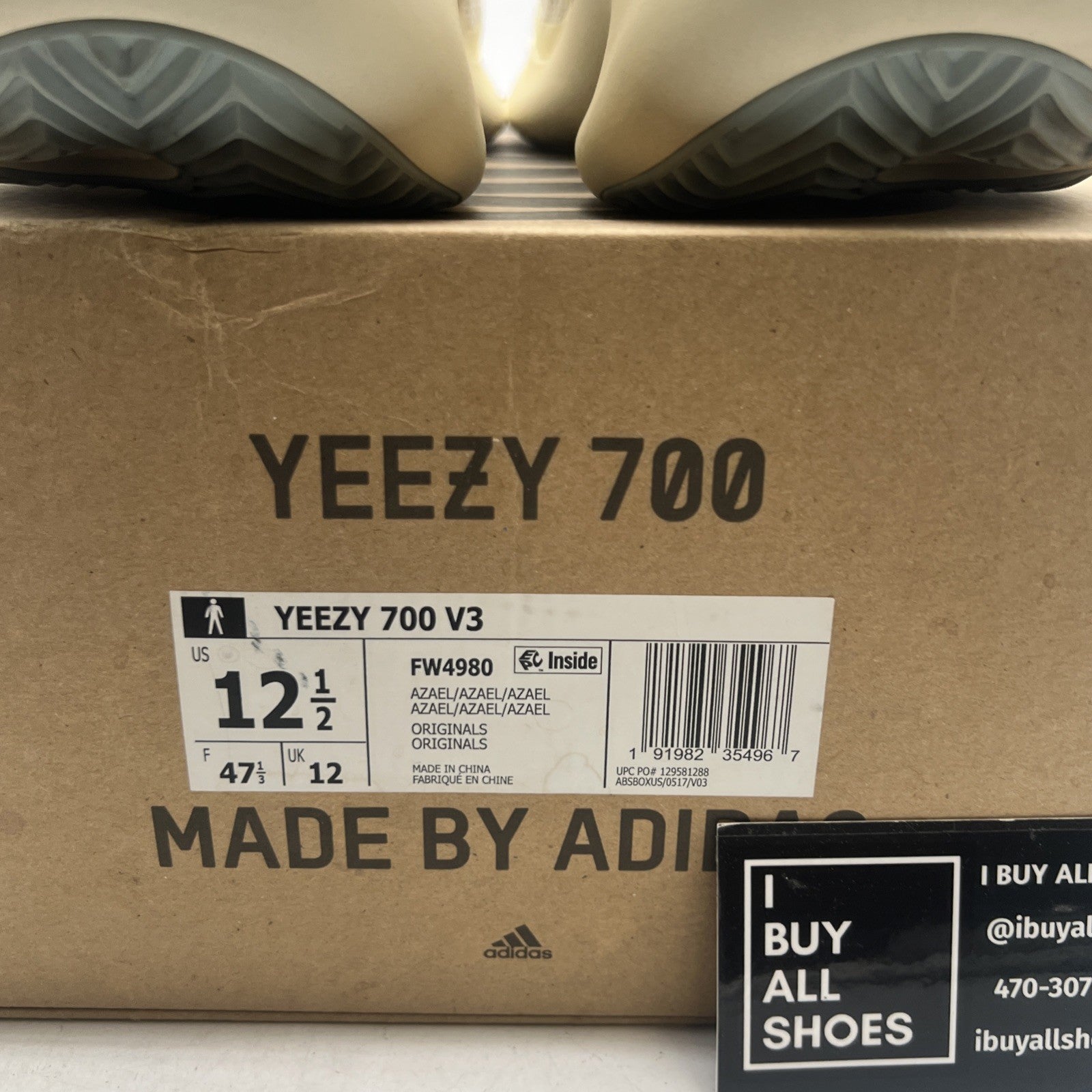 Size 12.5 - adidas Yeezy Boost 700 V3 Azael (FW4980)