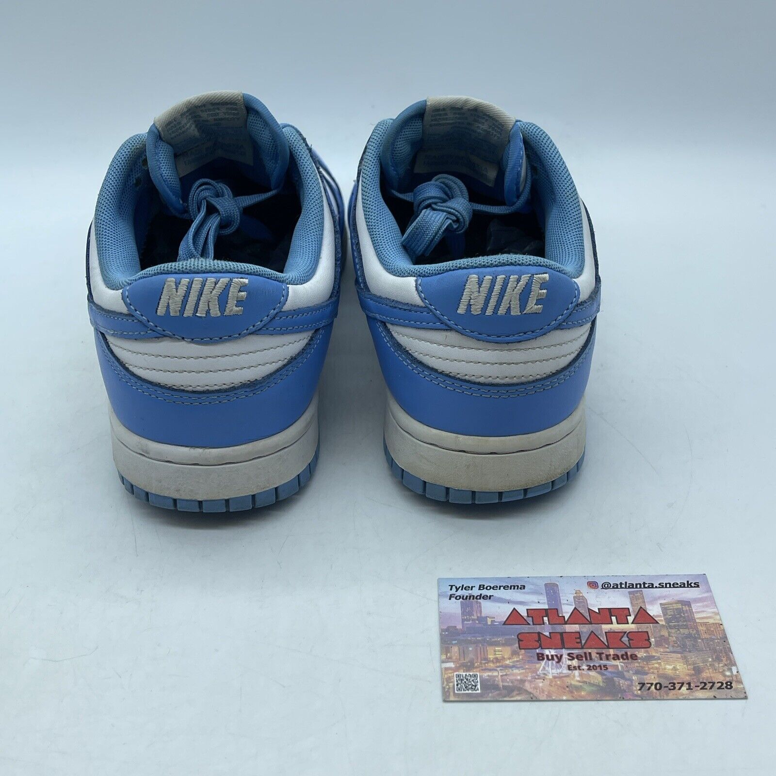 Size 7.5 - Nike Dunk Low University Blue White Leather (DD1391-102)