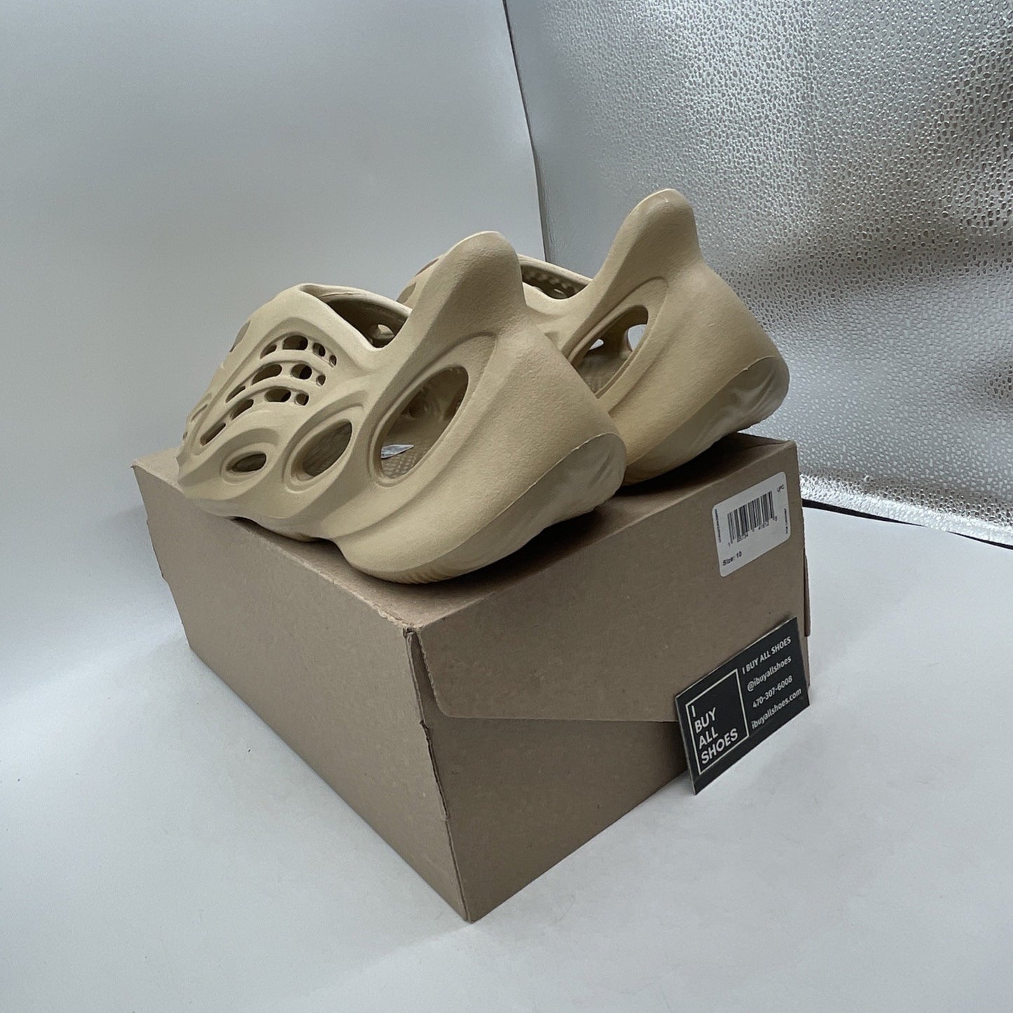 Size 10 - adidas Yeezy Foam RNNR Ochre (GW3354)