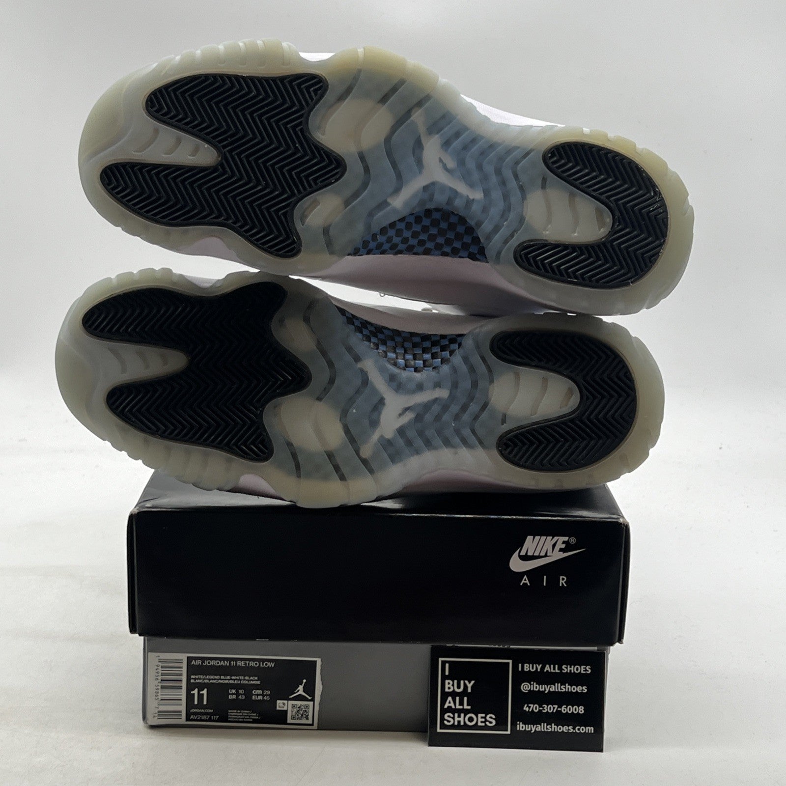 Size 11 - Air Jordan 11 Retro Low Legend Blue (AV2187-117)