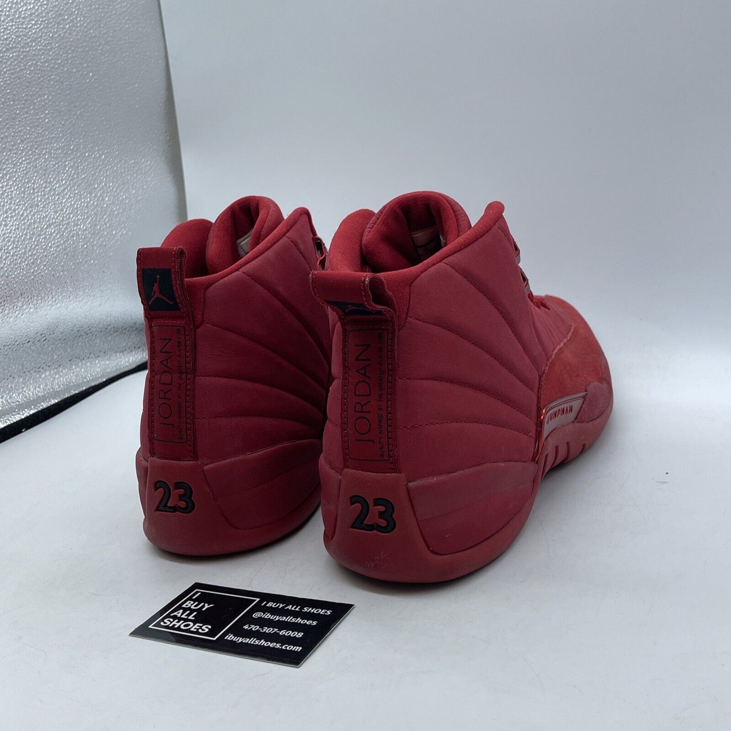 Size 13 - Air Jordan 12 Retro Gym Red Black Suede Leather (130690-601)