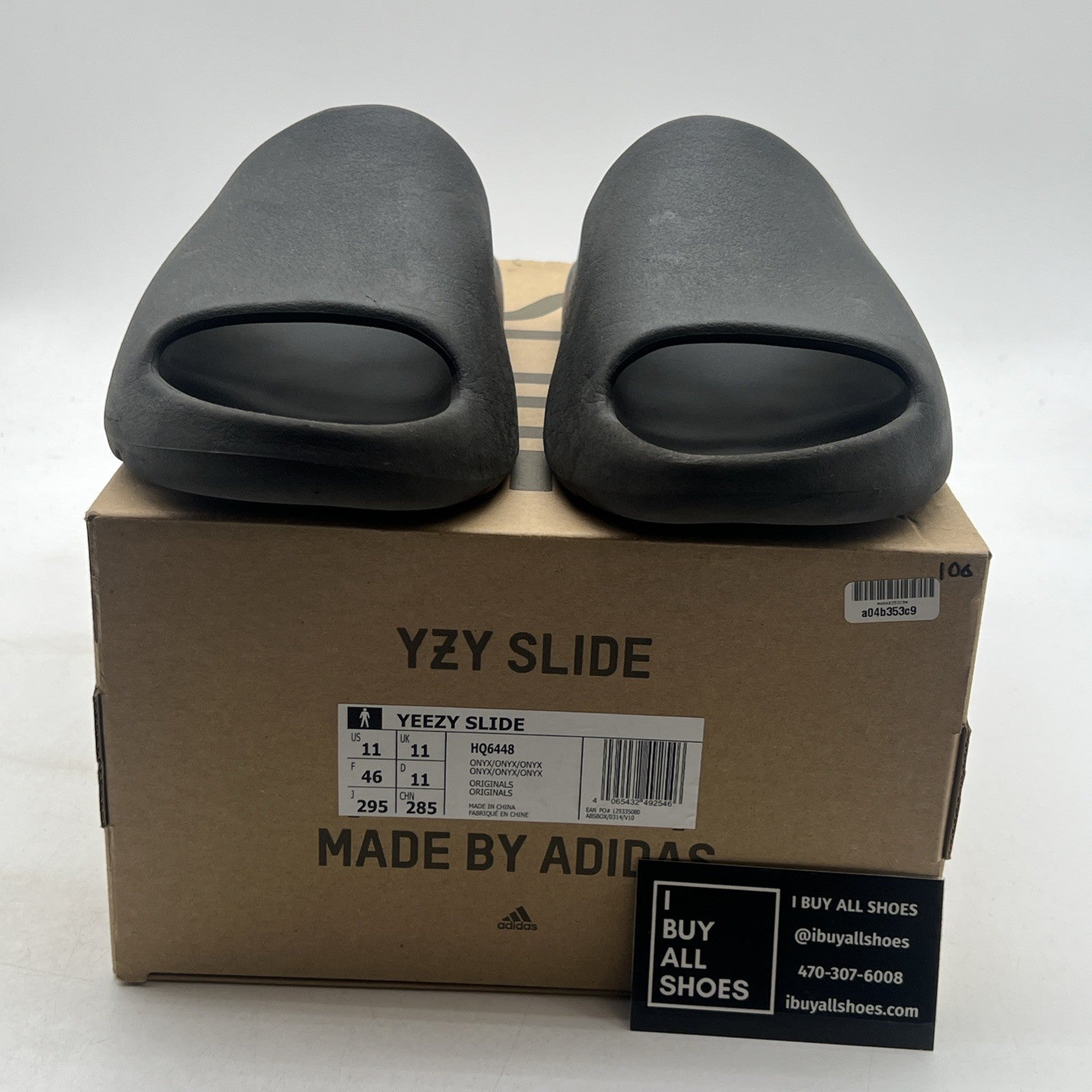 Size 11 - Adidas Yeezy Slide Onyx (HQ6448)