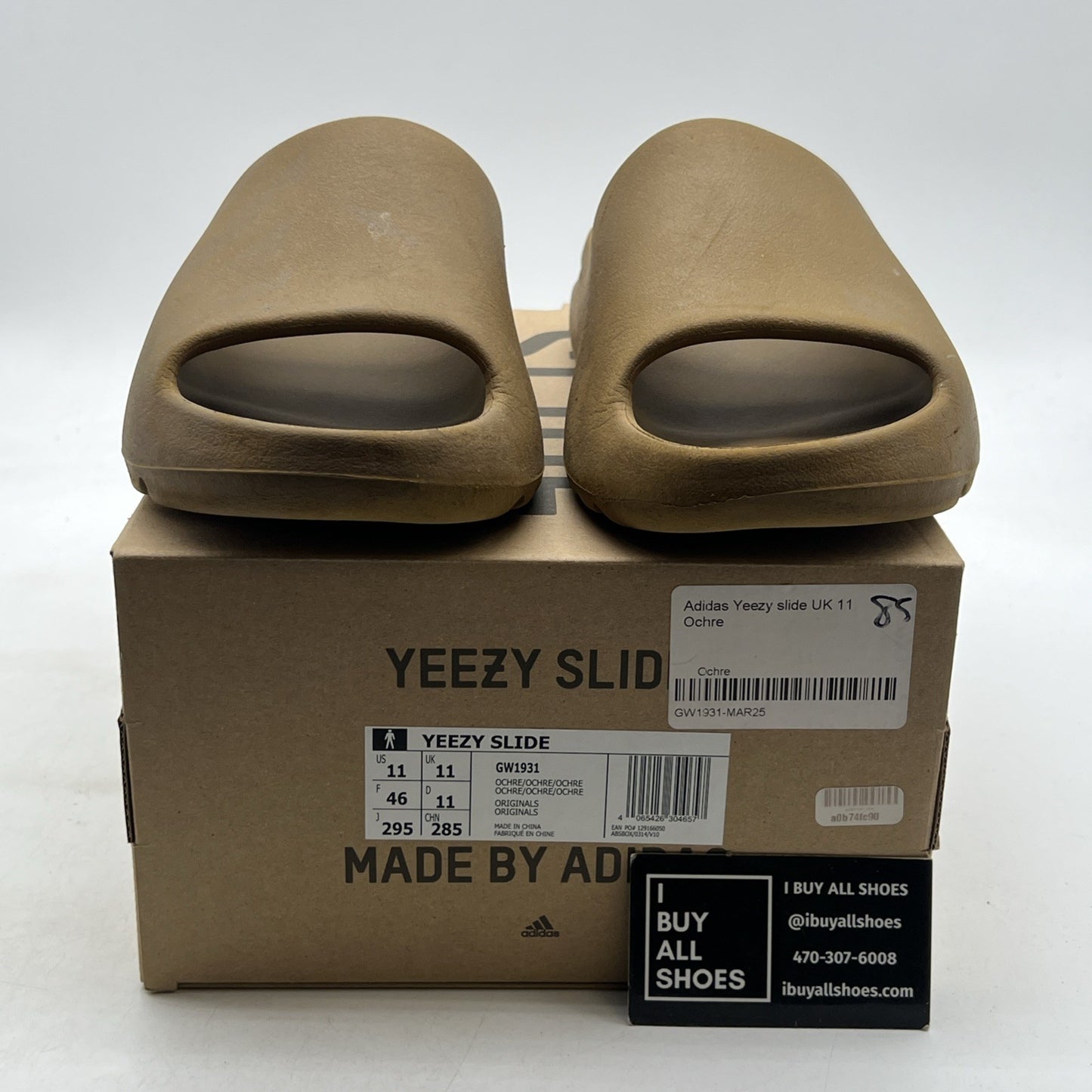 Size 11 - Adidas Yeezy Slide Ochre Men's (GW1931)