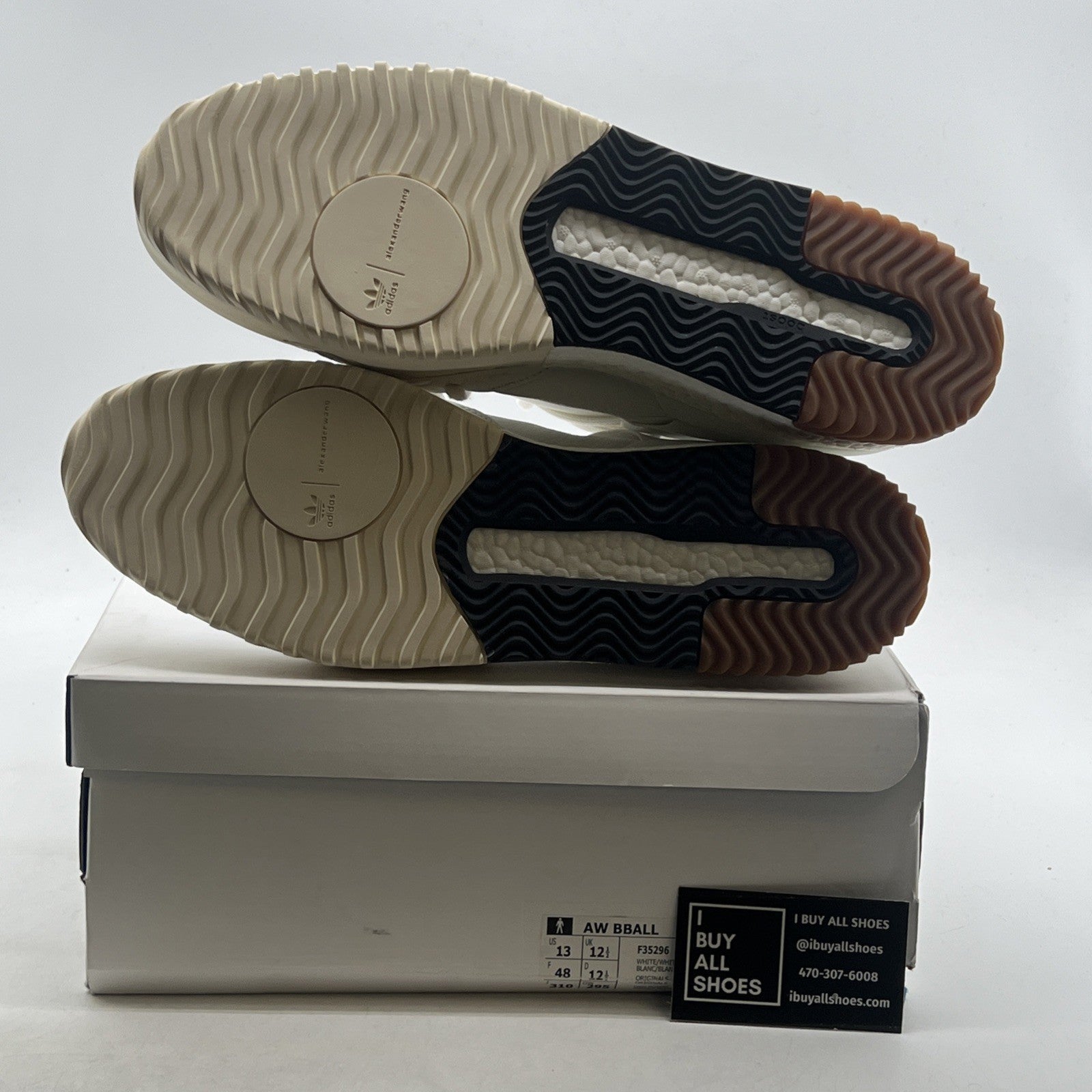 Size 13 - Adidas Alexander Wang x Bball Triple White (F35296)