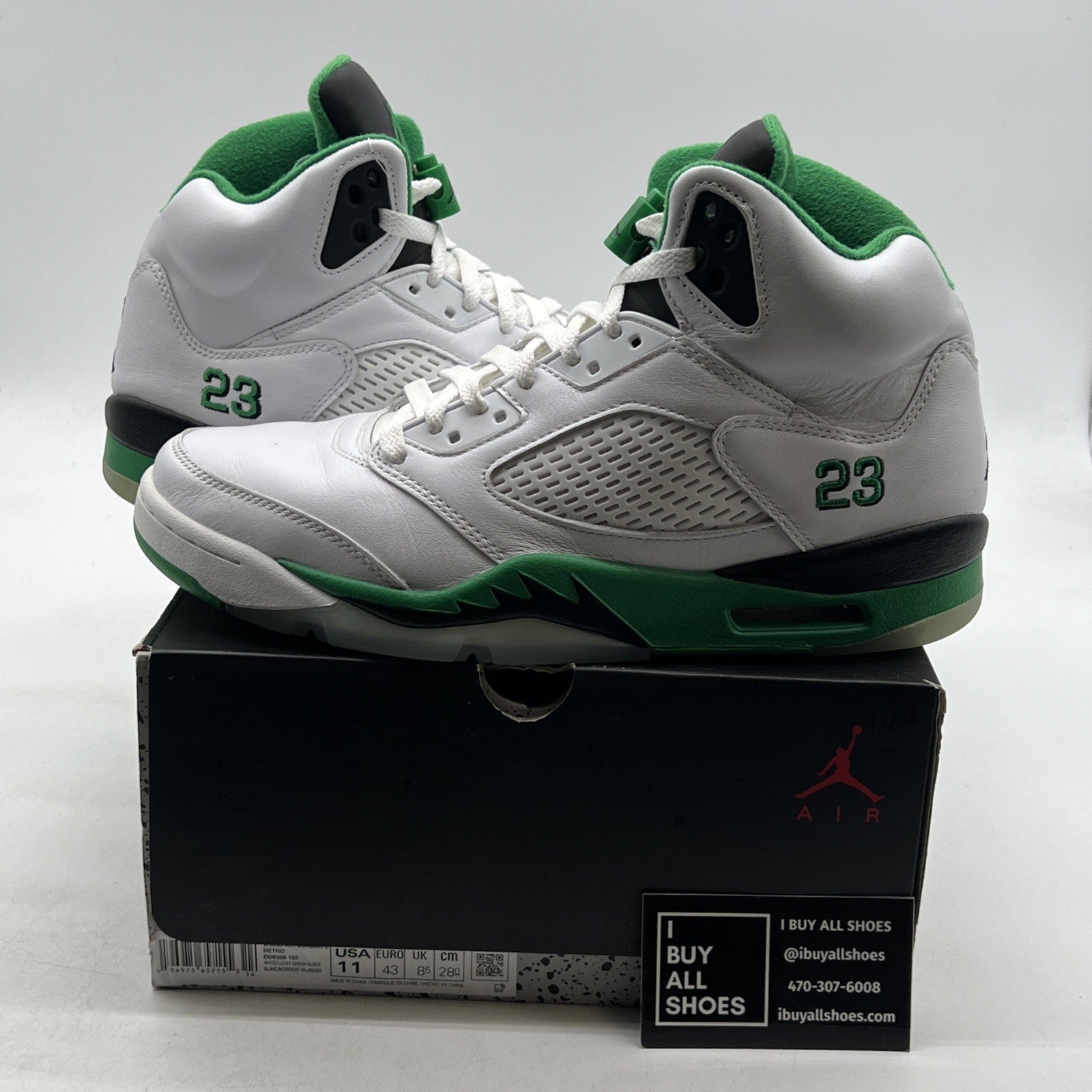 Size 11 - Air Jordan 5 Retro Lucky Green W (DD9336-103)