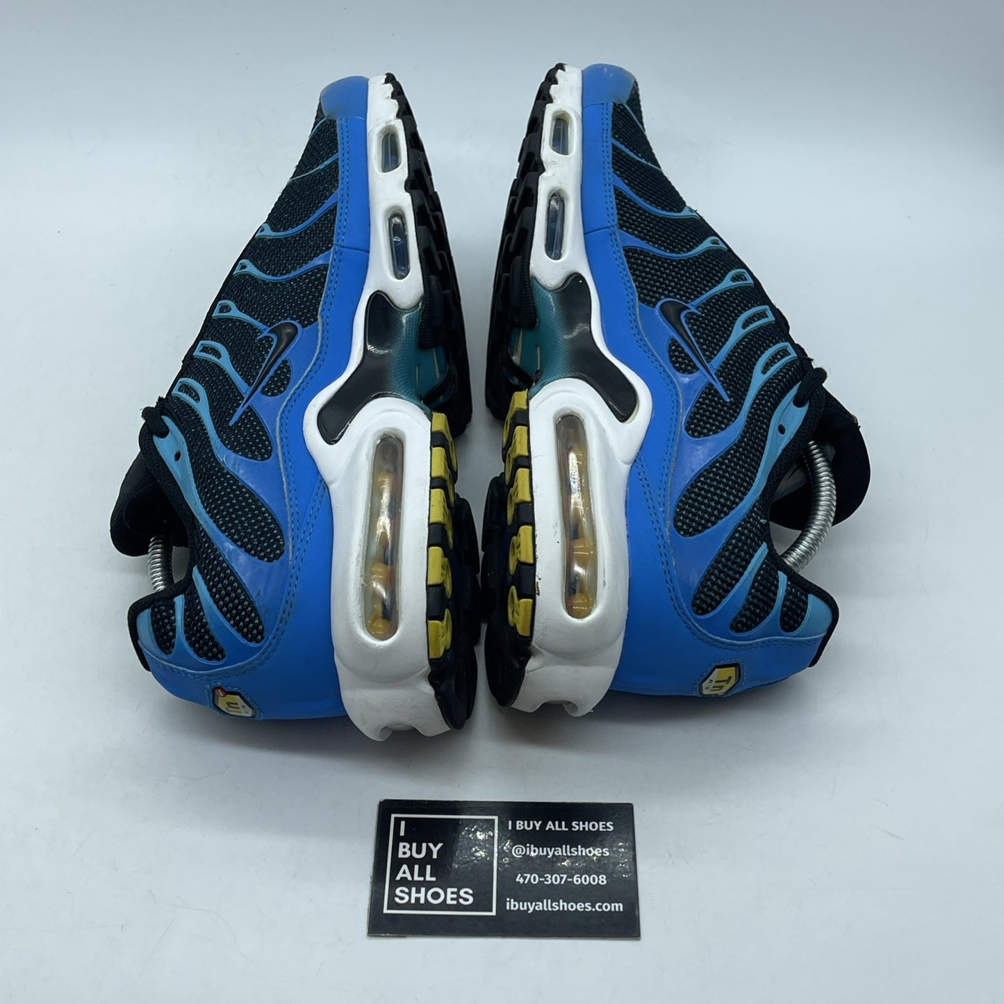 Size 10.5 - Nike Air Max Plus University Blue Black Suede (852630-410)