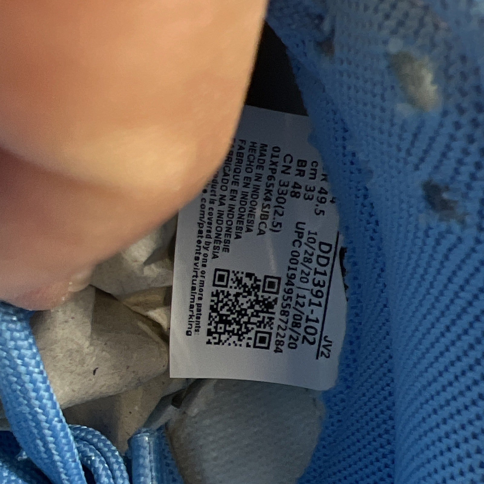 Size 15 - Nike Dunk Low University Blue (DD1391-102)