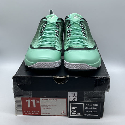 Size 11.5 - Jordan CP3.VI AE Green Glow Suede Leather (580580-303)