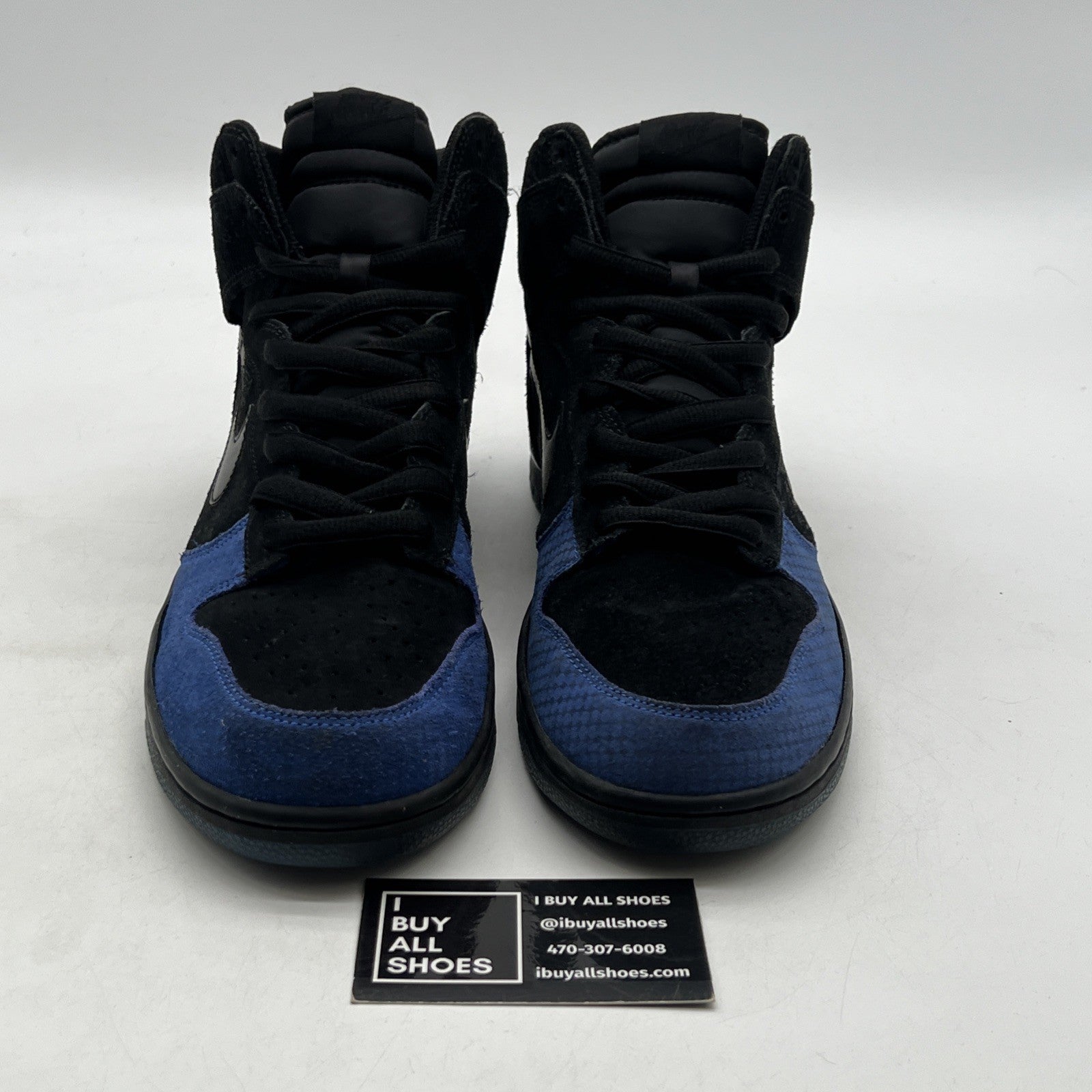 Size 10.5 - Nike Dunk High Varsity Royal (2008) RareHi Top SB Retro
