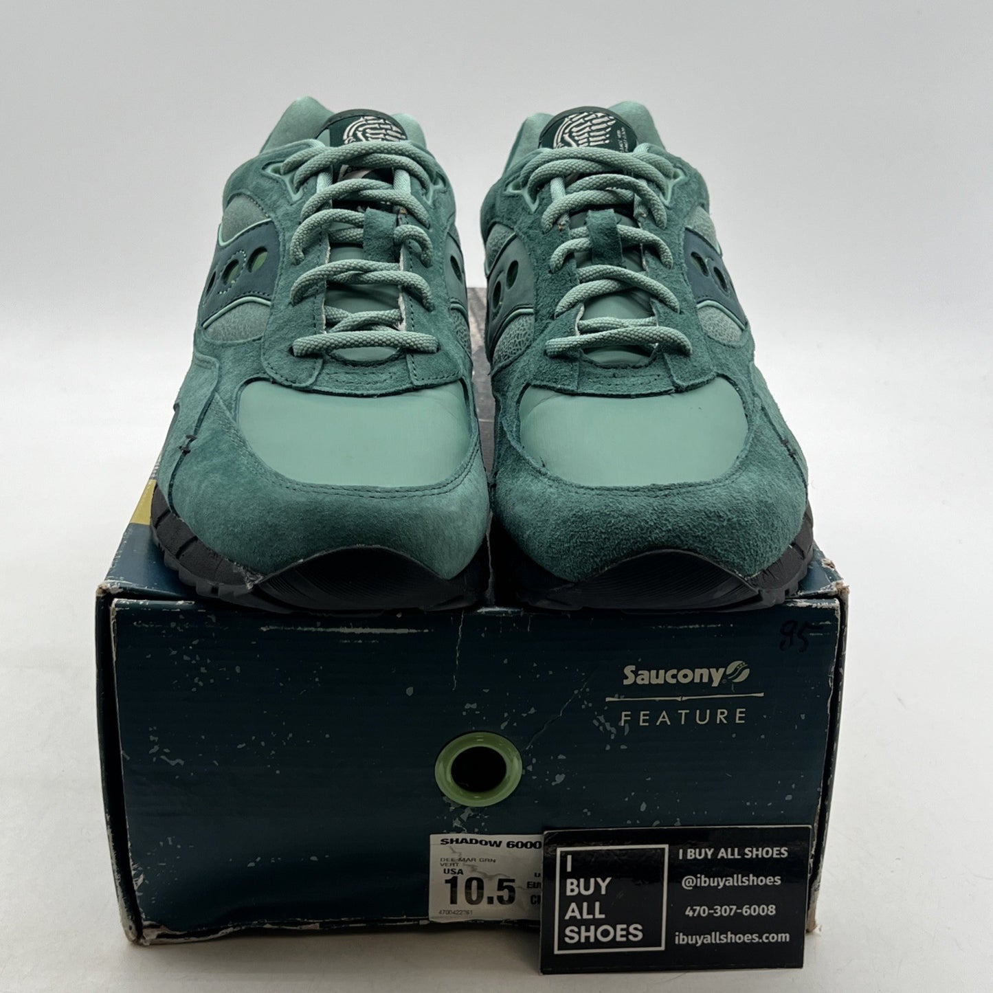 Size 10.5 - Saucony Feature x Shadow 6000 Living Fossil (S70429-1)