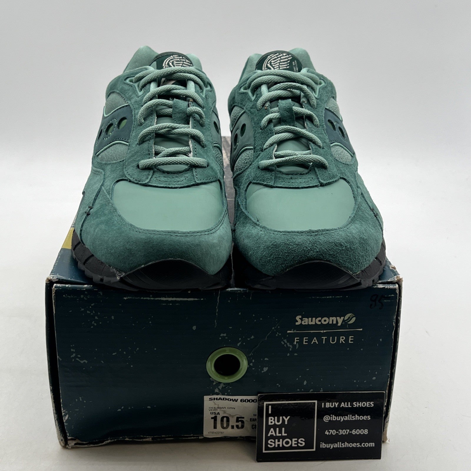 Size 10.5 - Saucony Feature x Shadow 6000 Living Fossil (S70429-1)