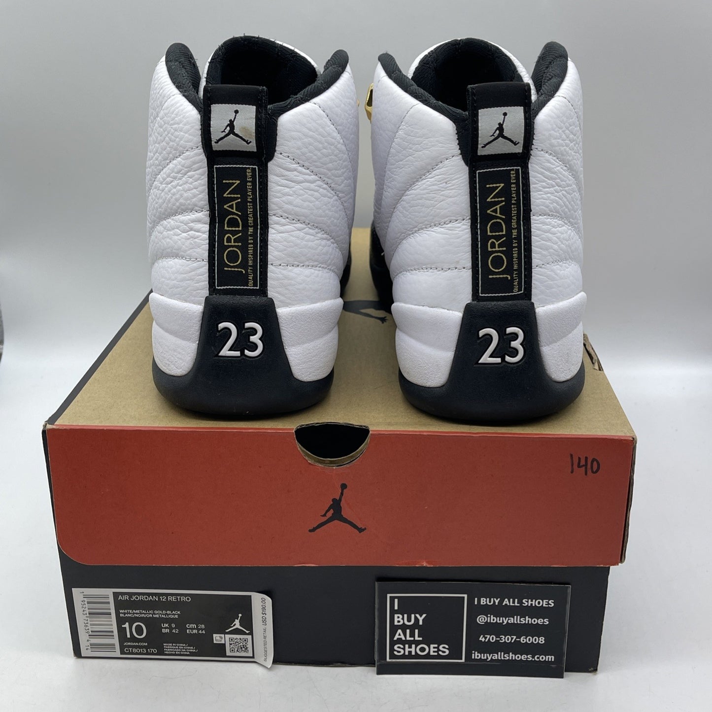 Size 10 - Air Jordan 12 Royalty (CT8013-170)