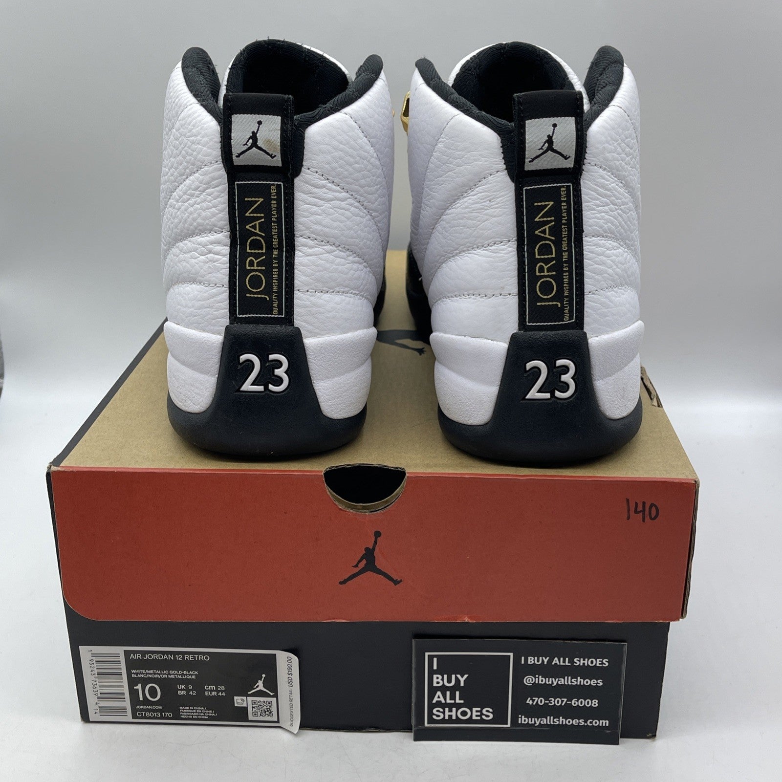 Size 10 - Air Jordan 12 Royalty (CT8013-170)
