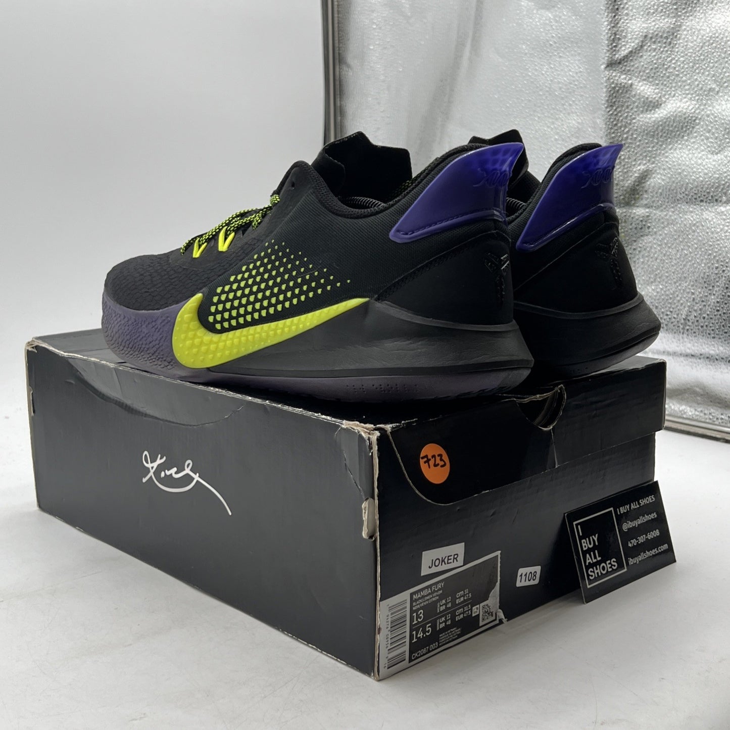 Size 13 - Nike Mamba Fury Lakers Away (CK2087-003)