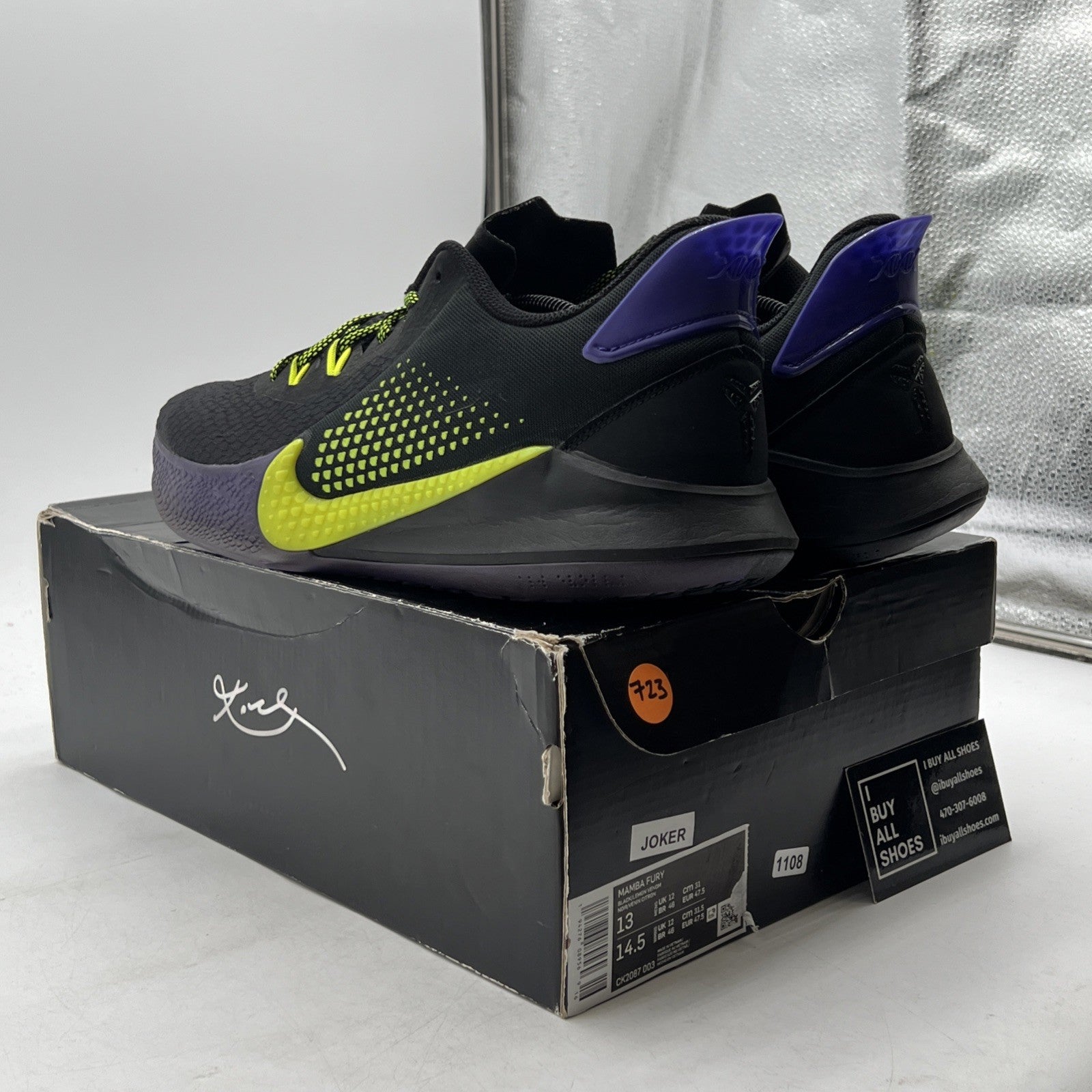 Size 13 - Nike Mamba Fury Lakers Away (CK2087-003)