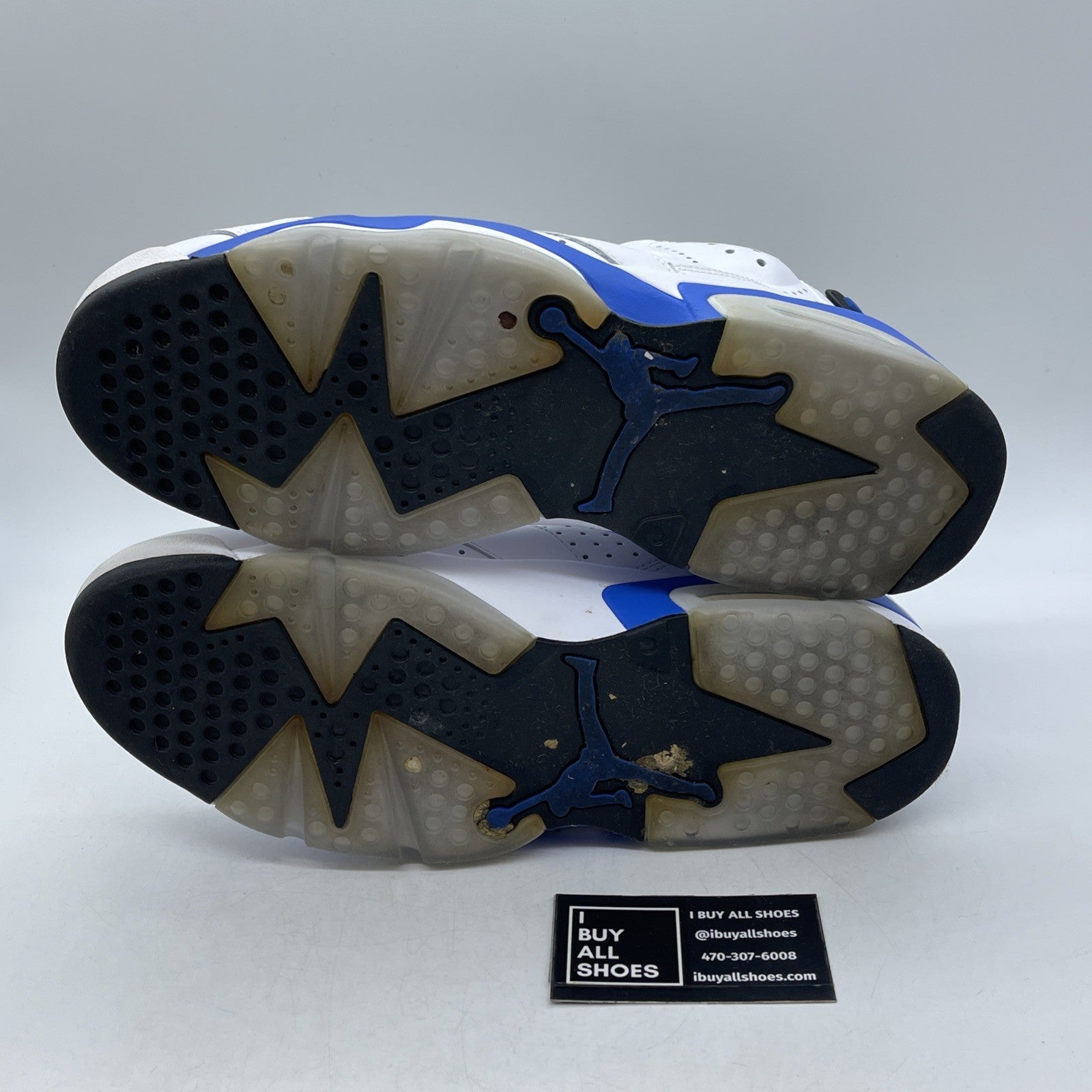 Size 11.5 - Air Jordan 6 Retro 2014 Sport Blue (384664-107)