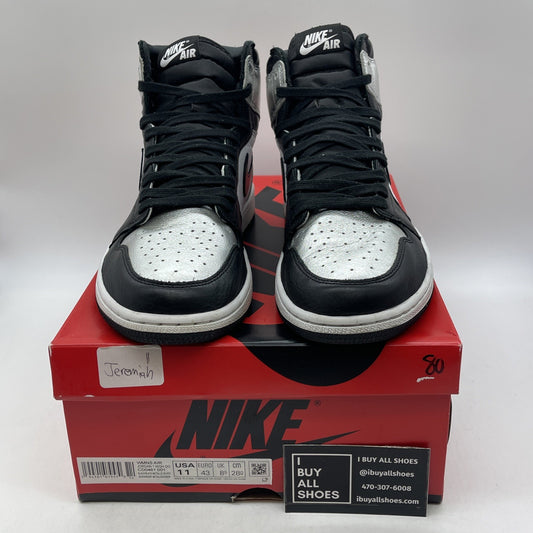 Size 11W- Air Jordan 1 High OG Metallic Silver (CD0461-001)