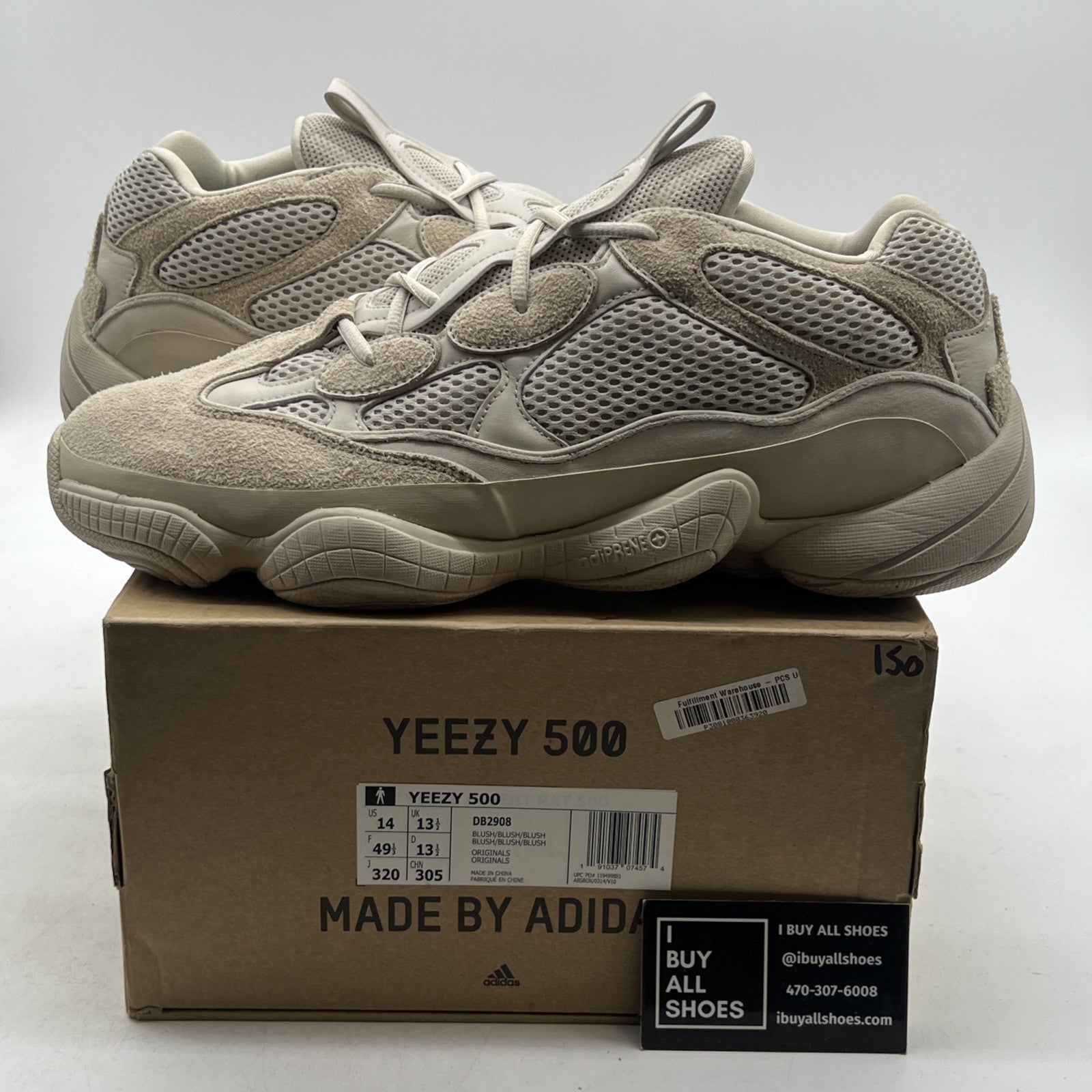 Size 14 - adidas Yeezy 500 Blush (DB2908)