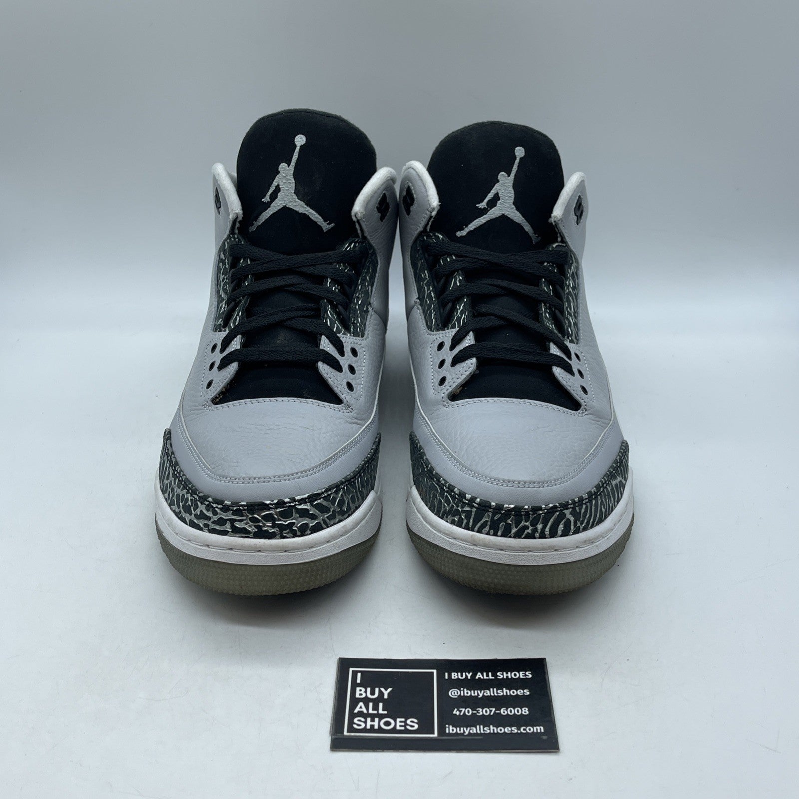 Size 14 - Air Jordan 3 Retro Wolf Grey (136064-004)