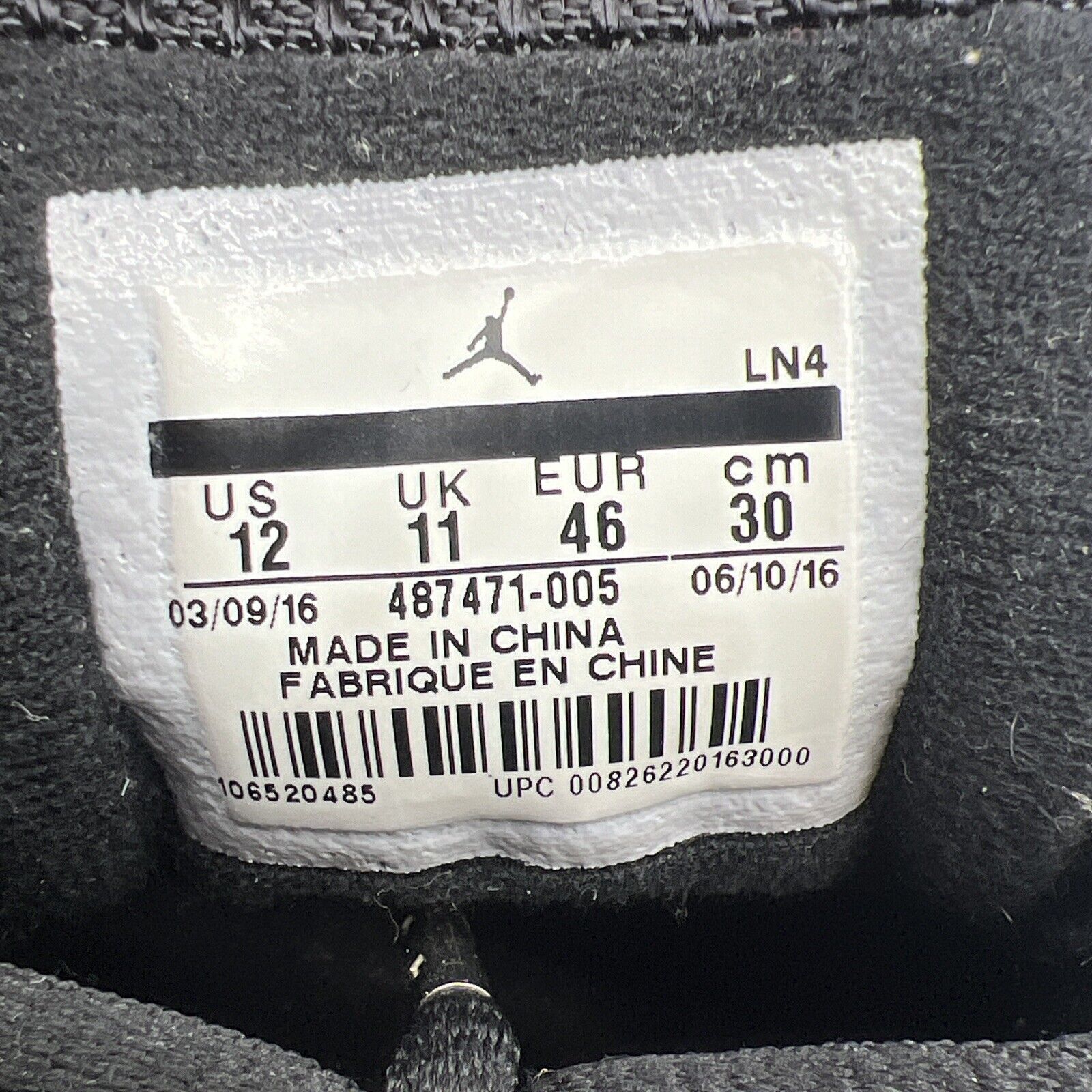 Size 12 - Air Jordan 14 Retro 2016 Indiglo Black White Green (487471-005)