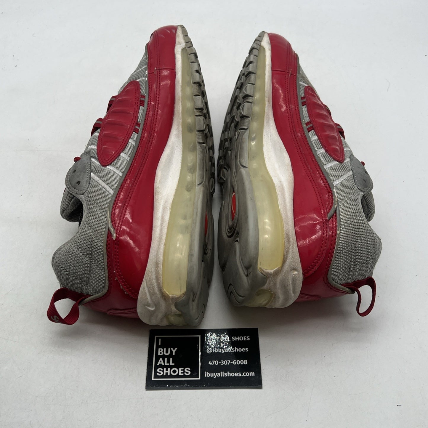 Size 11.5 - Nike Supreme x Air Max 98 Red (844694-600)