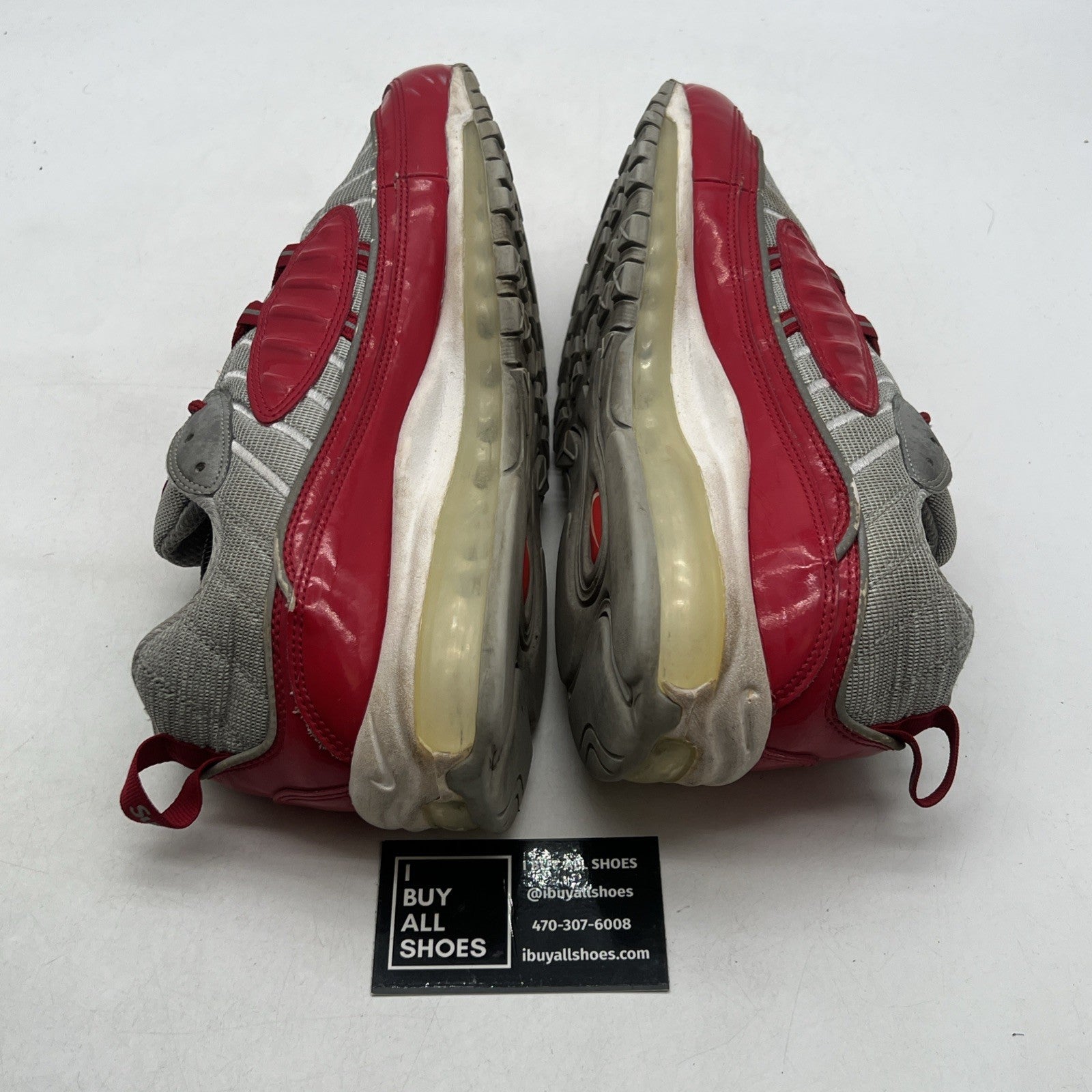 Size 11.5 - Nike Supreme x Air Max 98 Red (844694-600)