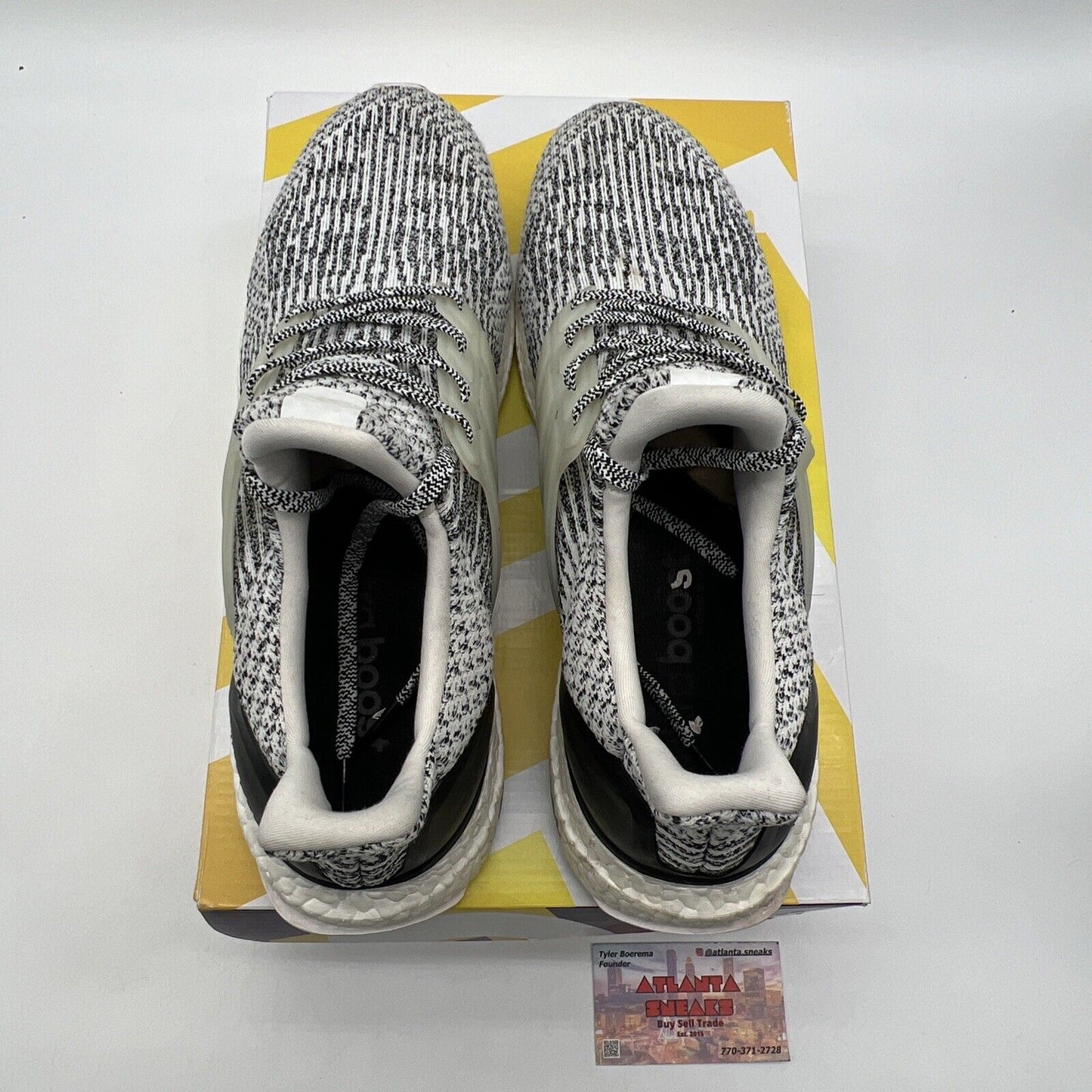 Size 12 - adidas UltraBoost 3.0 Oreo Black White (S80636)