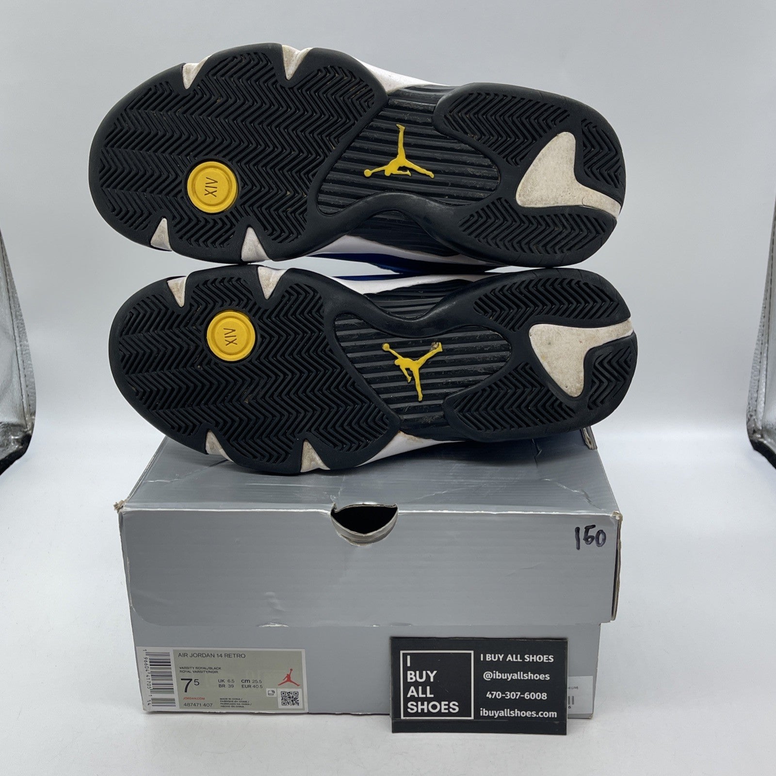 Size 7.5 - Air Jordan 14 Retro Laney (487471-407)