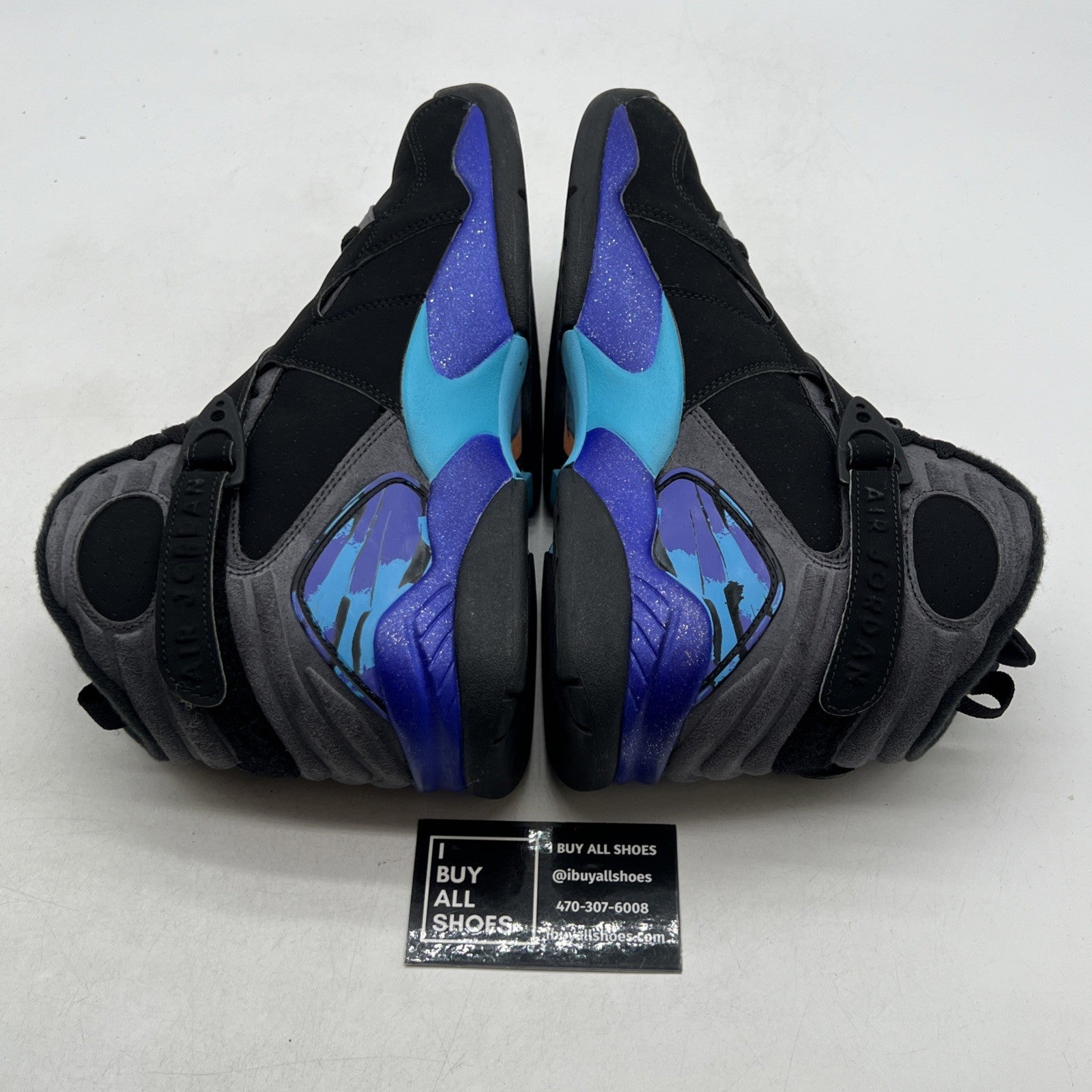 Size 9 - Air Jordan 8 Retro Aqua 2015 (305381-025)