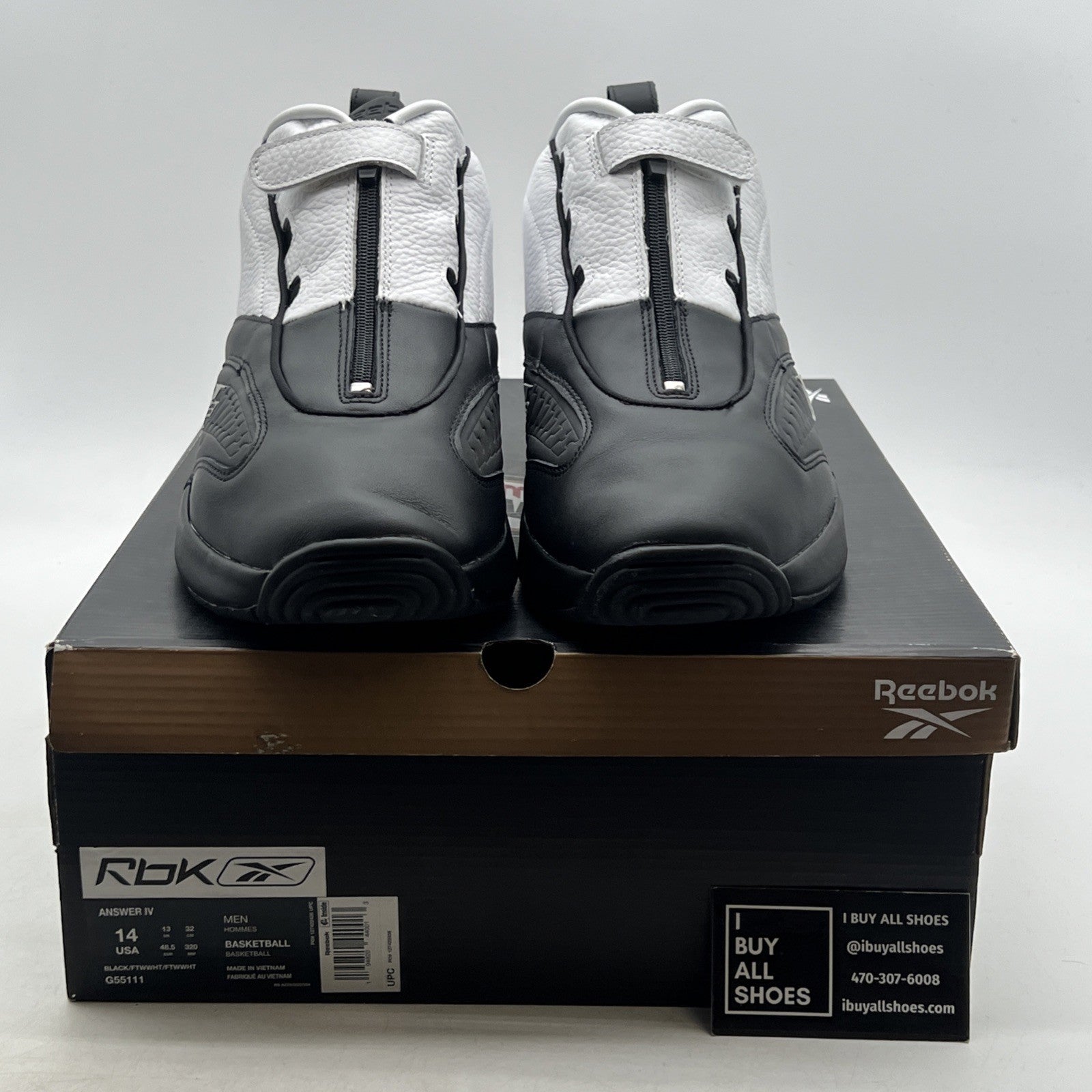 Size 14 - Reebok Answer 4 2021 Step Over (G55111)