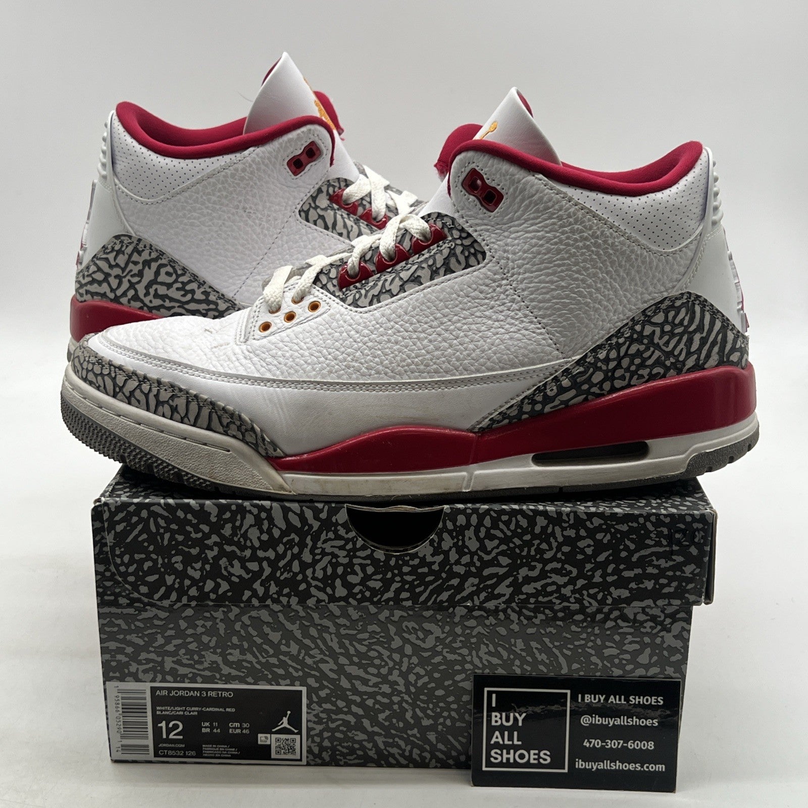 Size 12 - Air Jordan 3 Retro Mid Cardinal Red (CT8532-126)