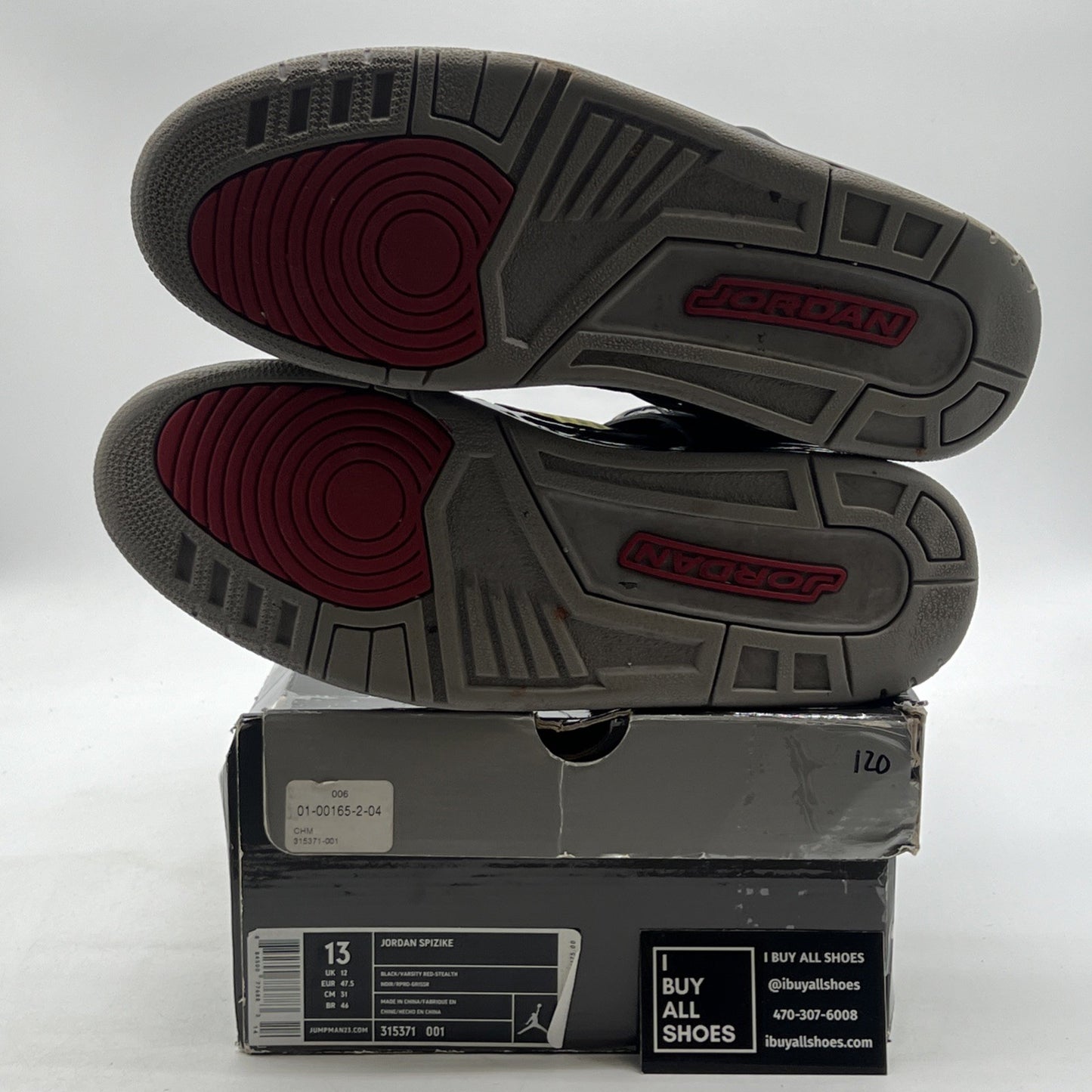 Size 13 - Jordan Spizike Stealth (315371-001)