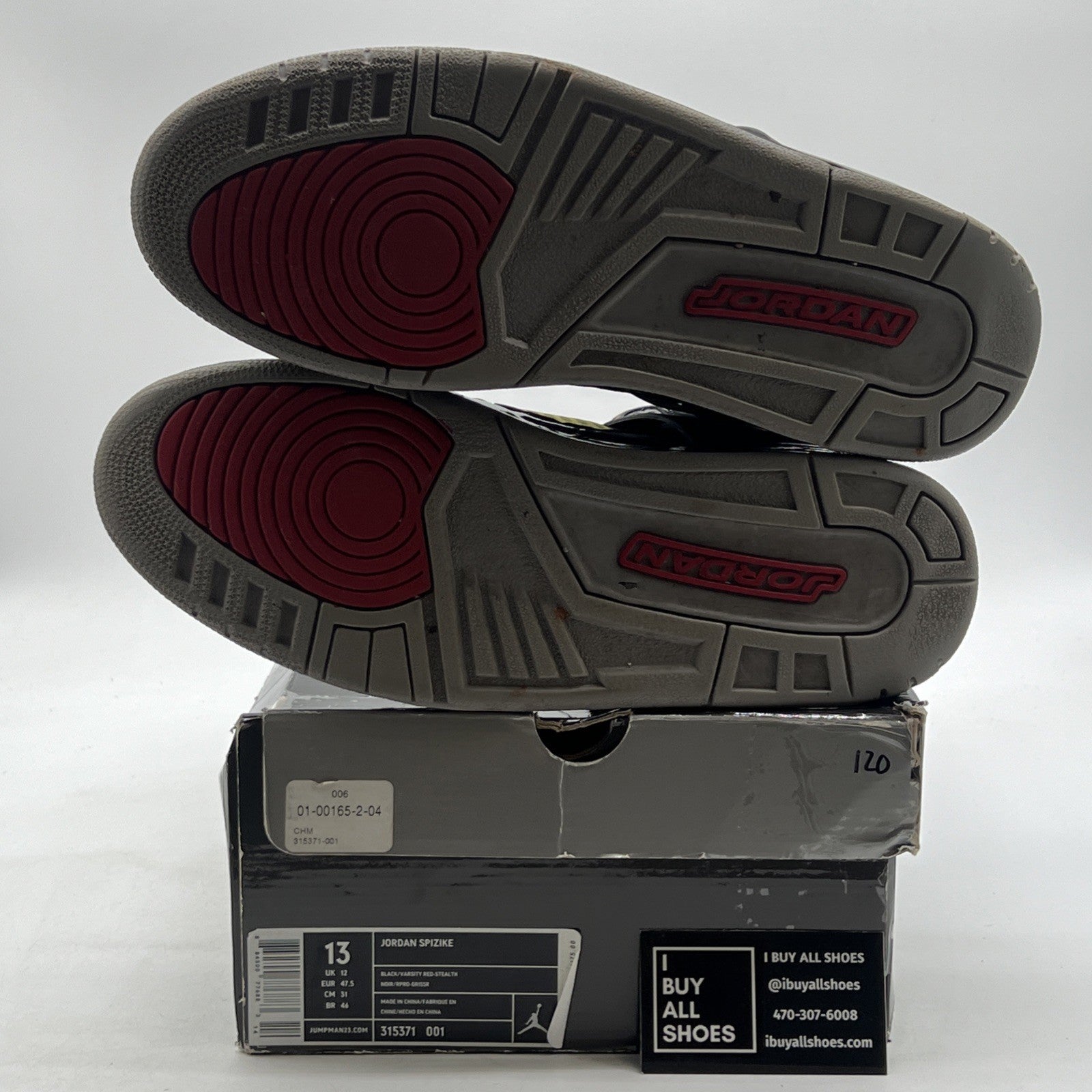 Size 13 - Jordan Spizike Stealth (315371-001)