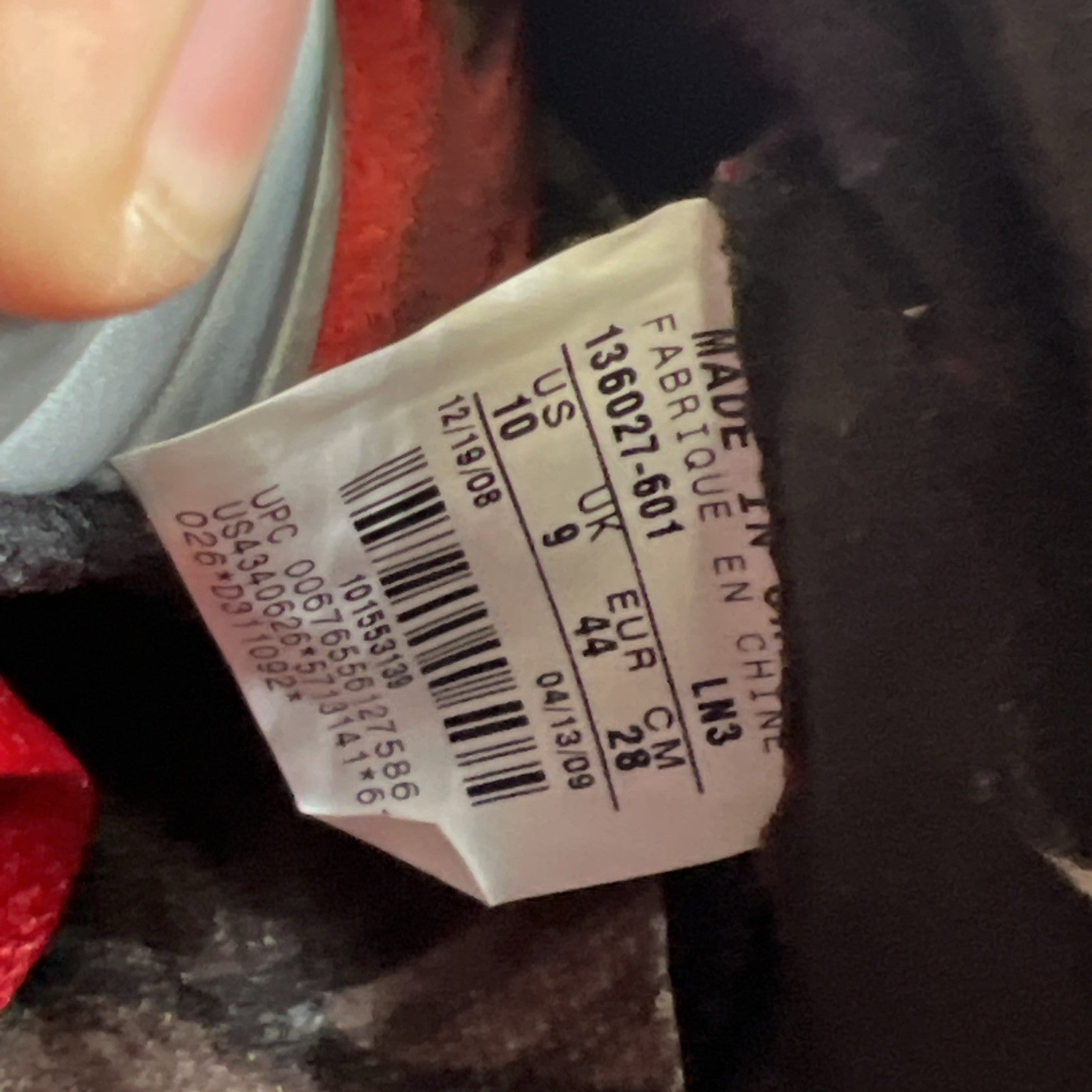 Size 10 - Air Jordan 5 Retro Raging Bull Red Suede (136027-601)