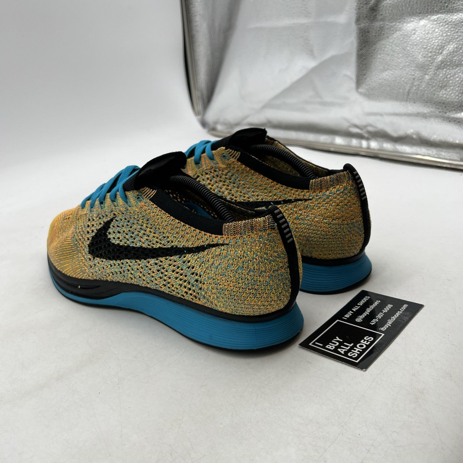 Size 12 - Nike Flyknit Racer Sherbet (526628-800)