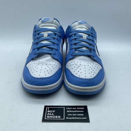 Size 10 - Nike Dunk Low University Blue white Suede Leather (DD1391-102)