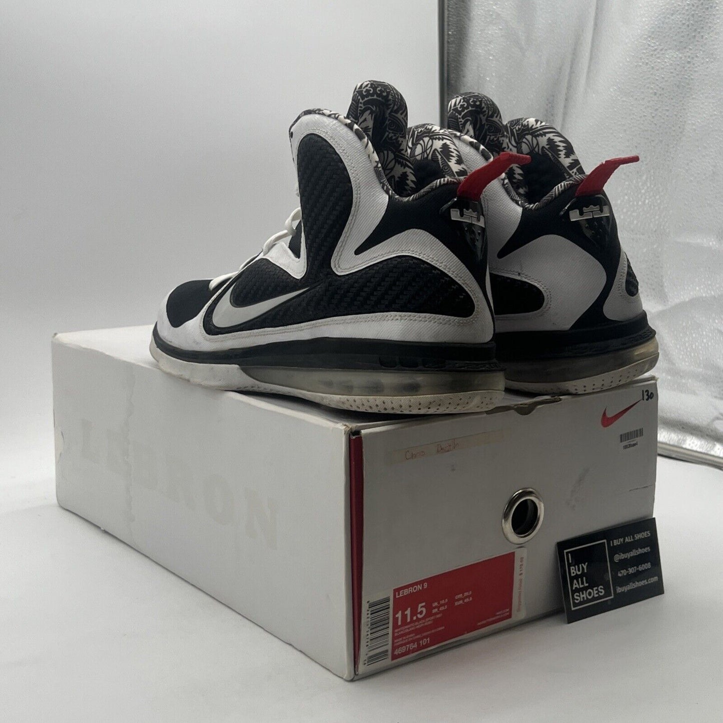 Size 11.5 - Nike LeBron 9 Freegums (469764-101)