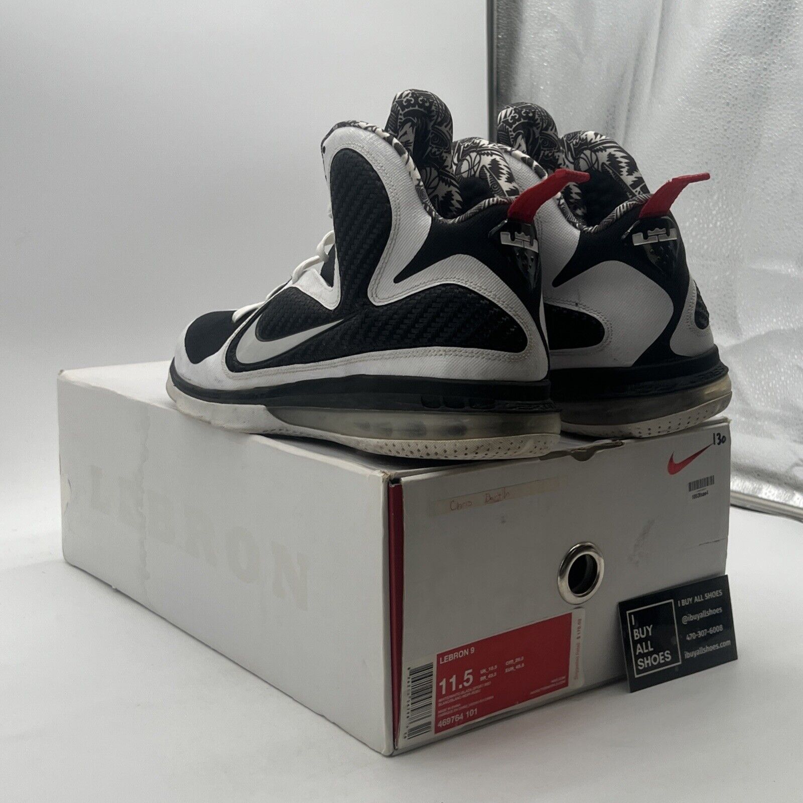 Size 11.5 - Nike LeBron 9 Freegums (469764-101)