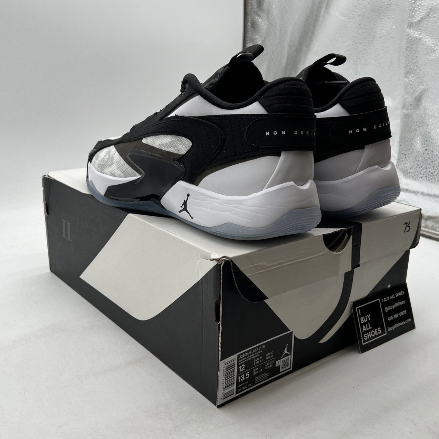 Size 12 - Jordan Luka 2 TB Black White (FN7400-100)