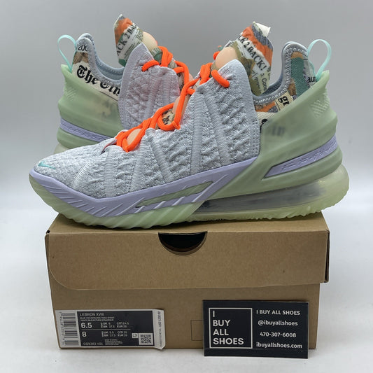 Size 6.5 - Diana Taurasi x Nike LeBron 18 GOAT Vision (CQ9283-401)