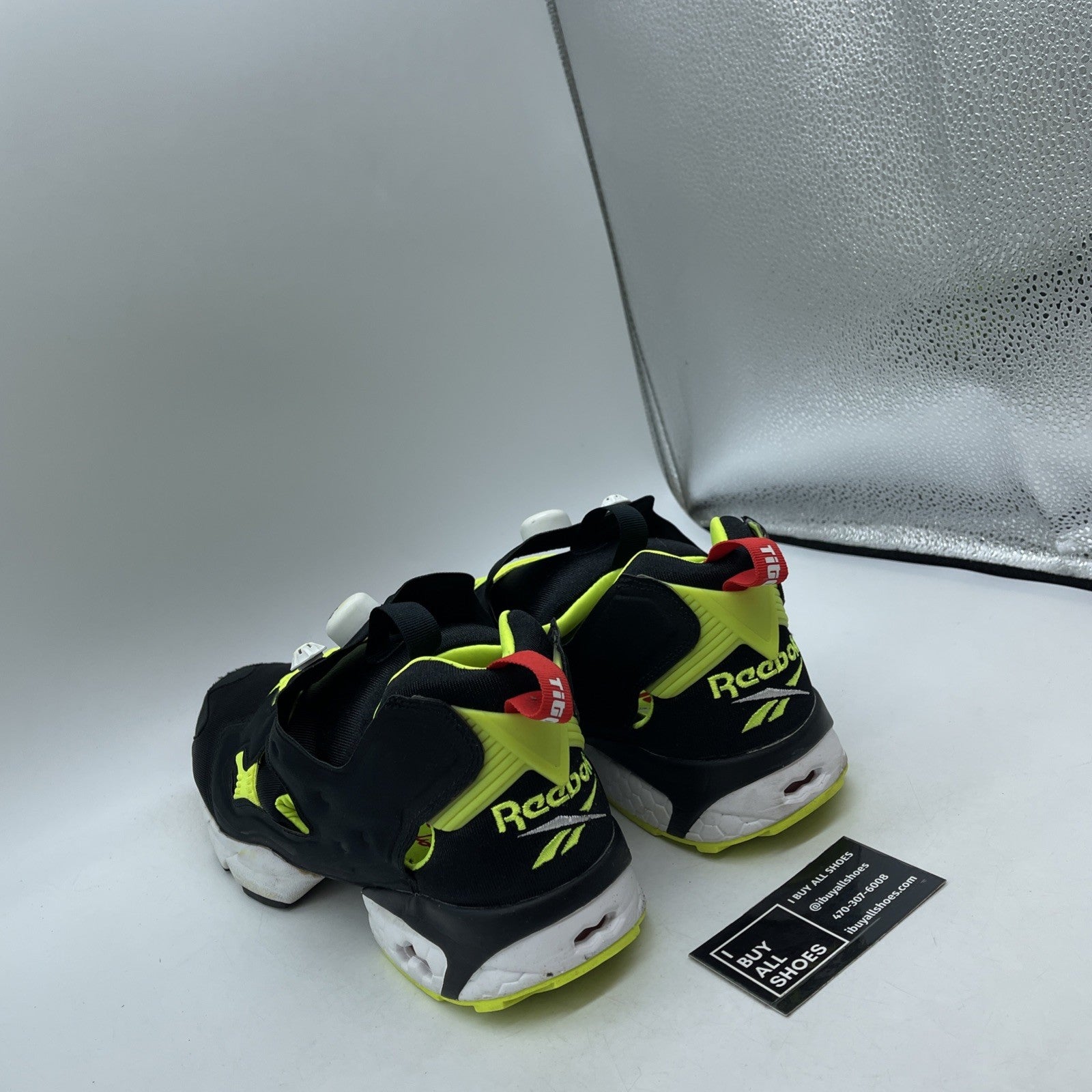 Size 13 - Reebok InstaPump Fury OG x Titolo Black Green Suede (V61217)