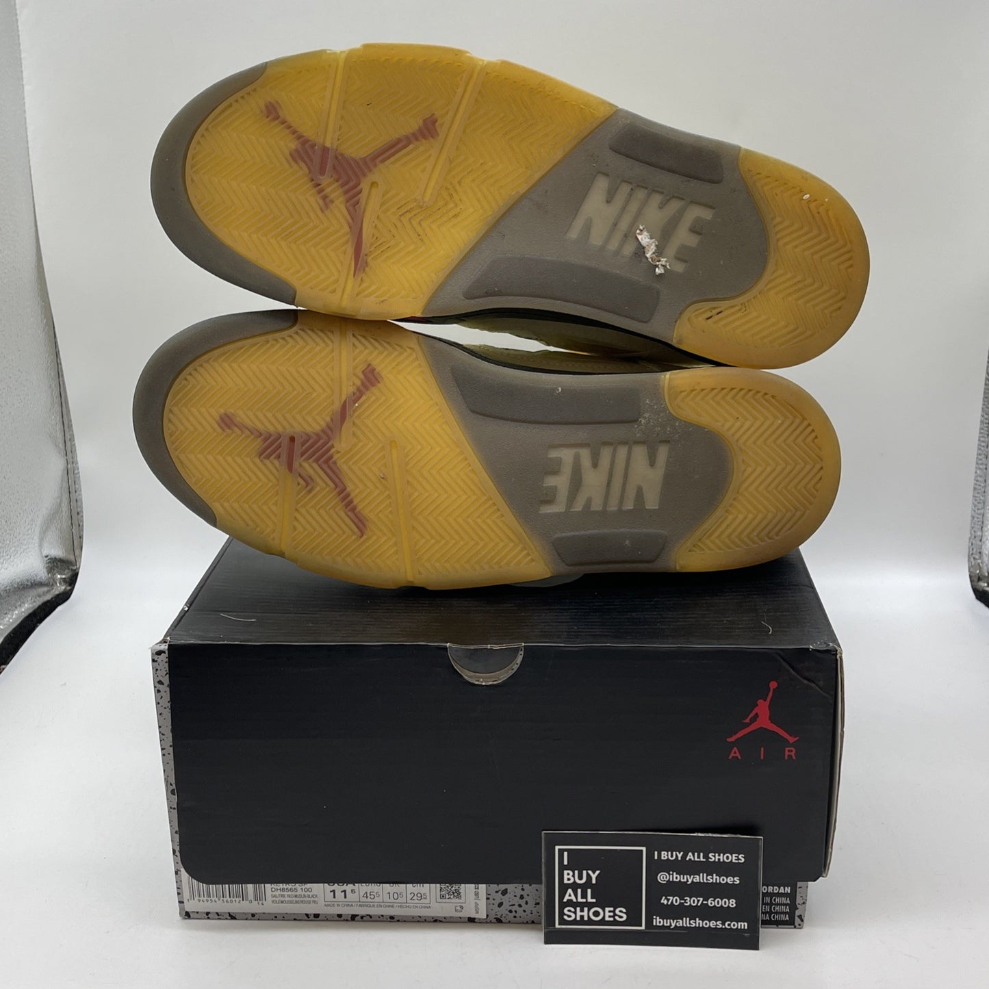 Size 11.5 - Air Jordan 5 SP x Off-White Mid Sail (DH8565-100)