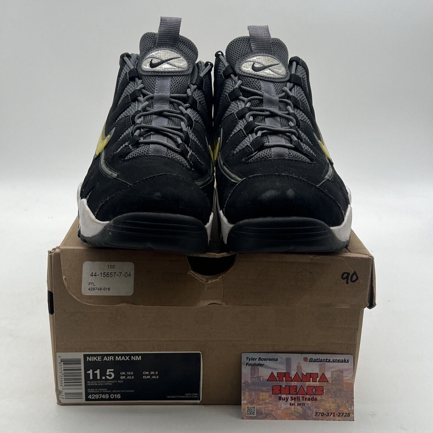 Size 11.5 - Nike Air Max Nm Black (429749-016)