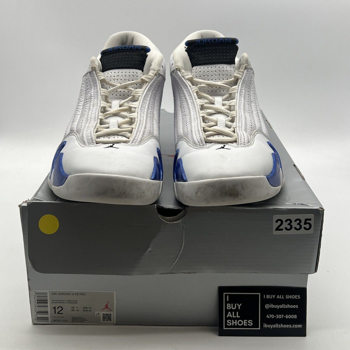 Size 12 - Air Jordan 14 Retro Hyper Royal (487471-104)