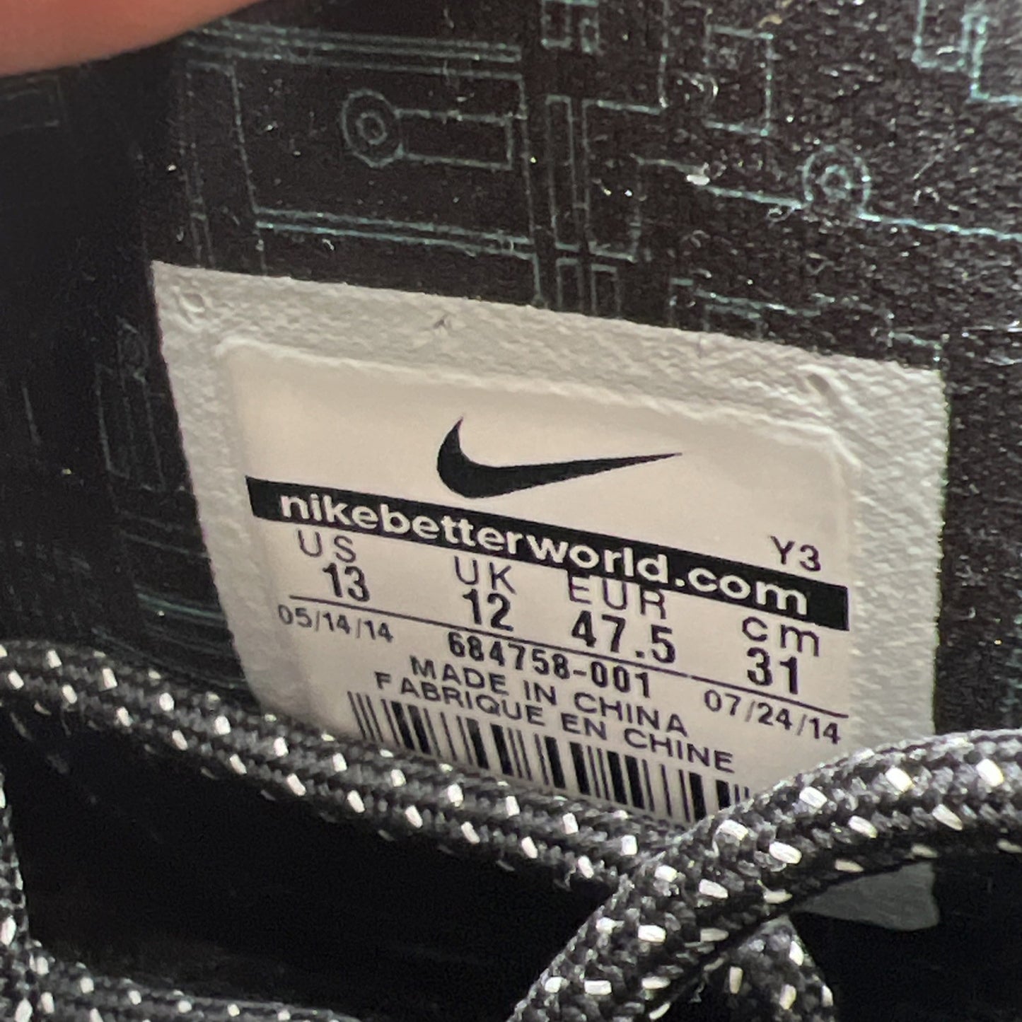 Size 13 - Nike Chuck Posite Metallic Silver (684758-001)