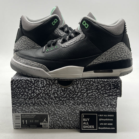 Size 11 - Air Jordan 3 Retro Green Glow (CT8532-031)